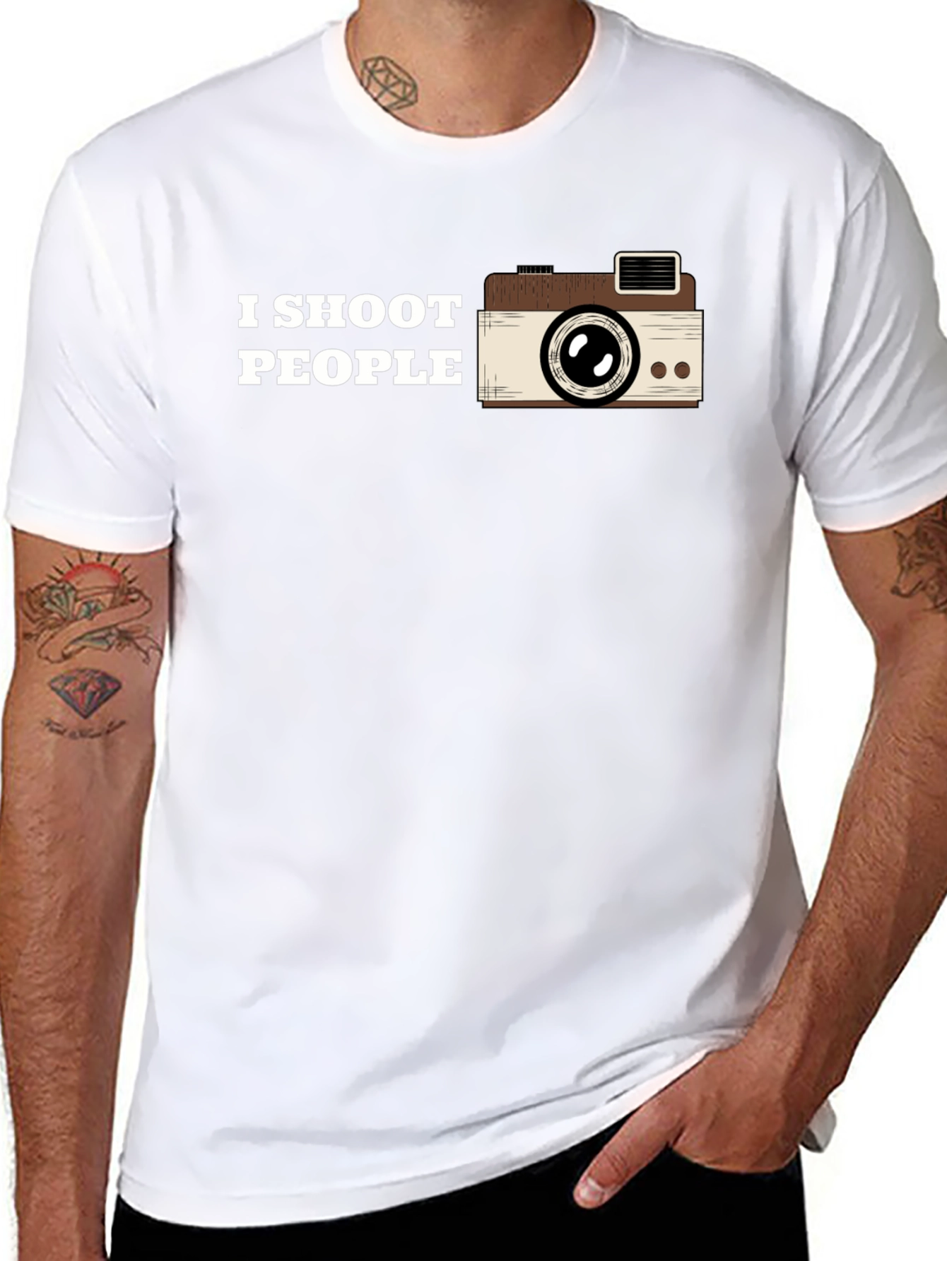 I Shoot People Camera Graphic Tee
