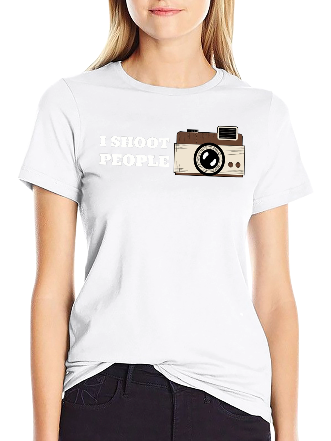 I Shoot People Camera Graphic Tee