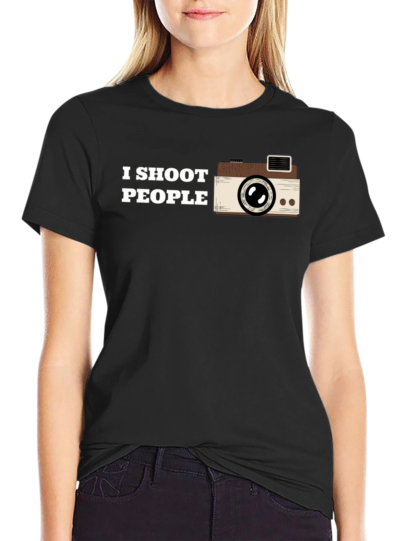 I Shoot People Camera Graphic Tee