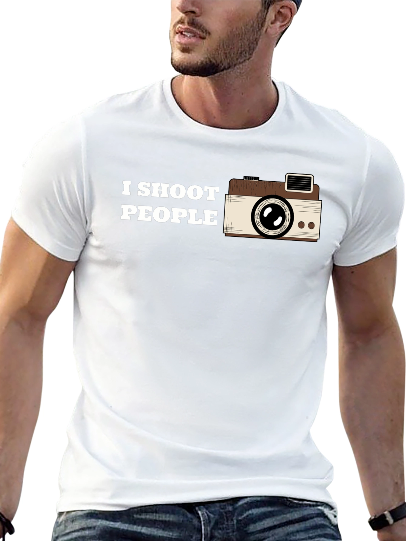 I Shoot People Camera Graphic Tee