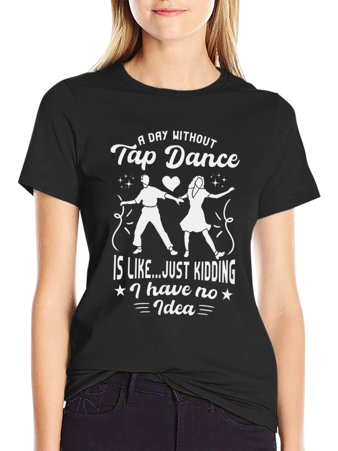 Tap Dance Graphic T-Shirt - Unisex Black Tee