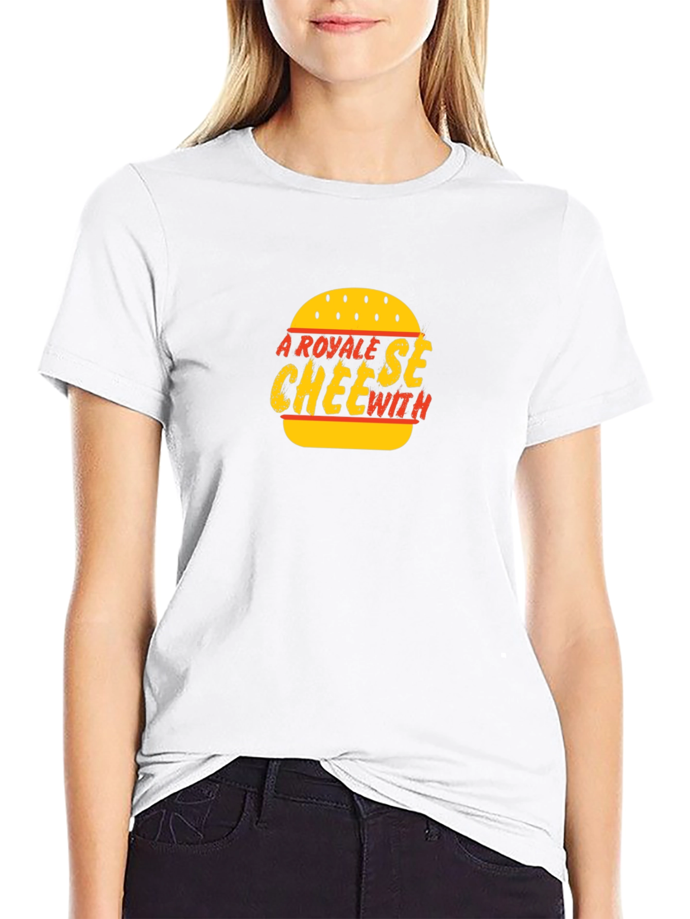 Royal Cheese With Black Tee