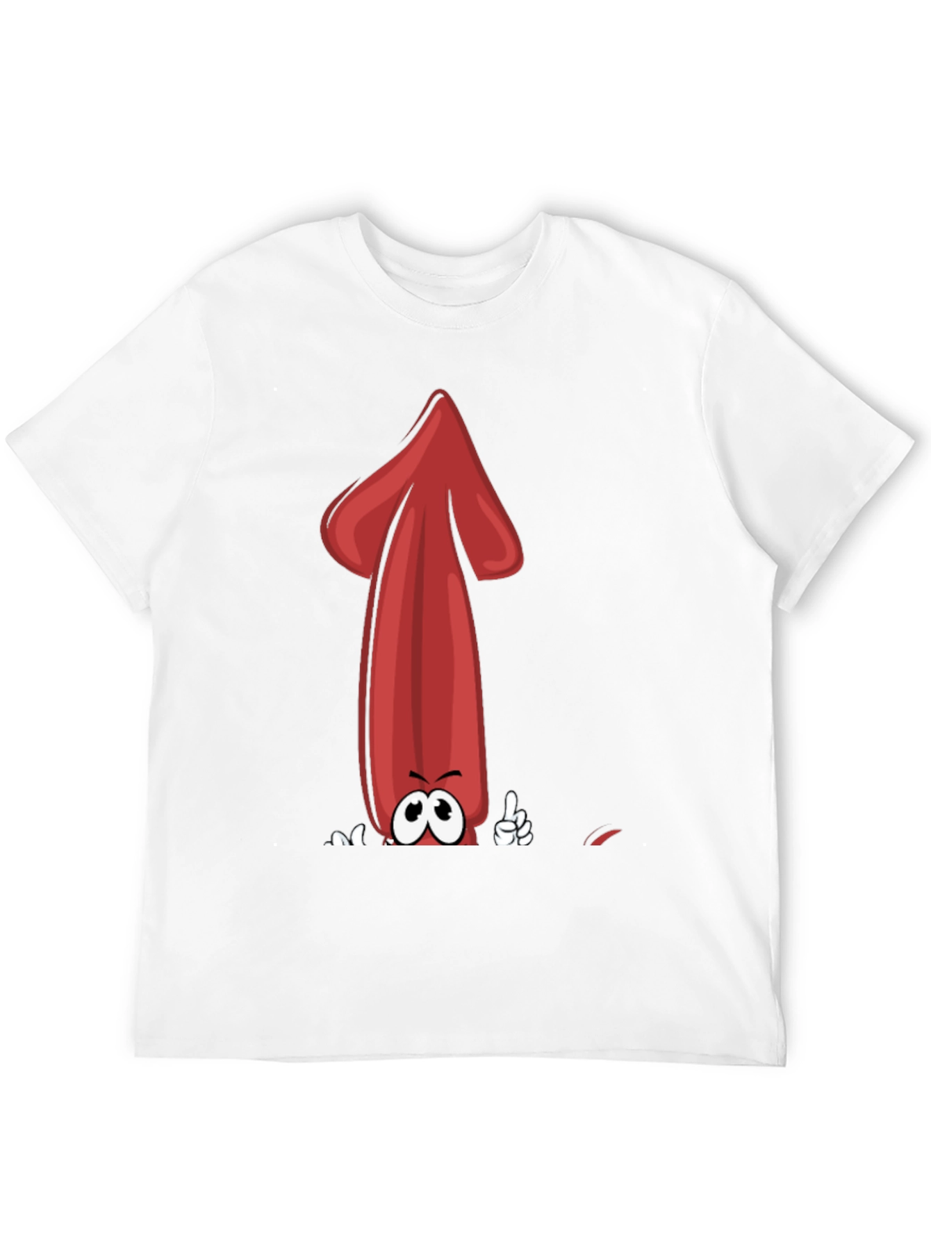 Funny Up Arrow Cartoon Graphic Tee