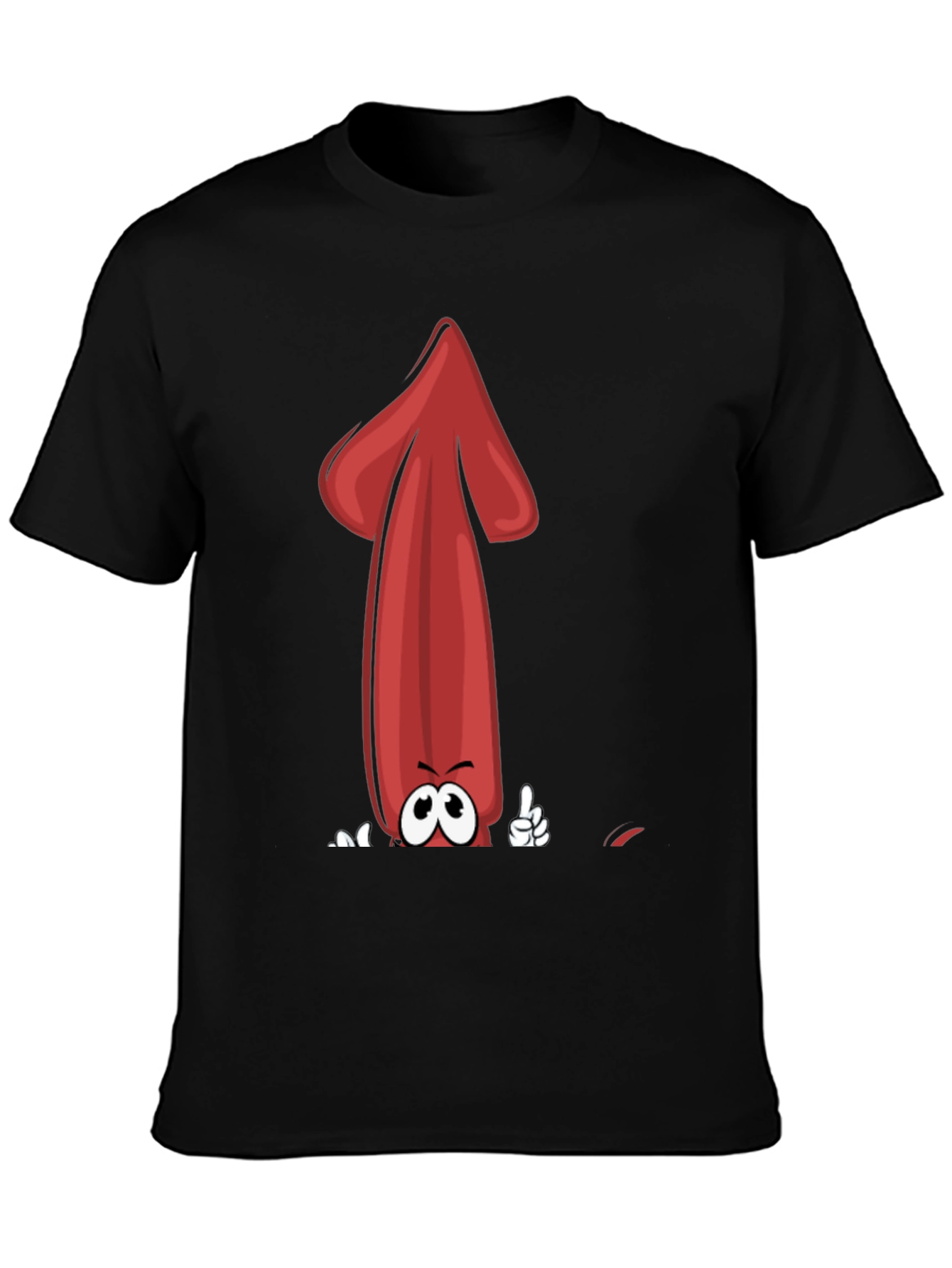 Funny Up Arrow Cartoon Graphic Tee