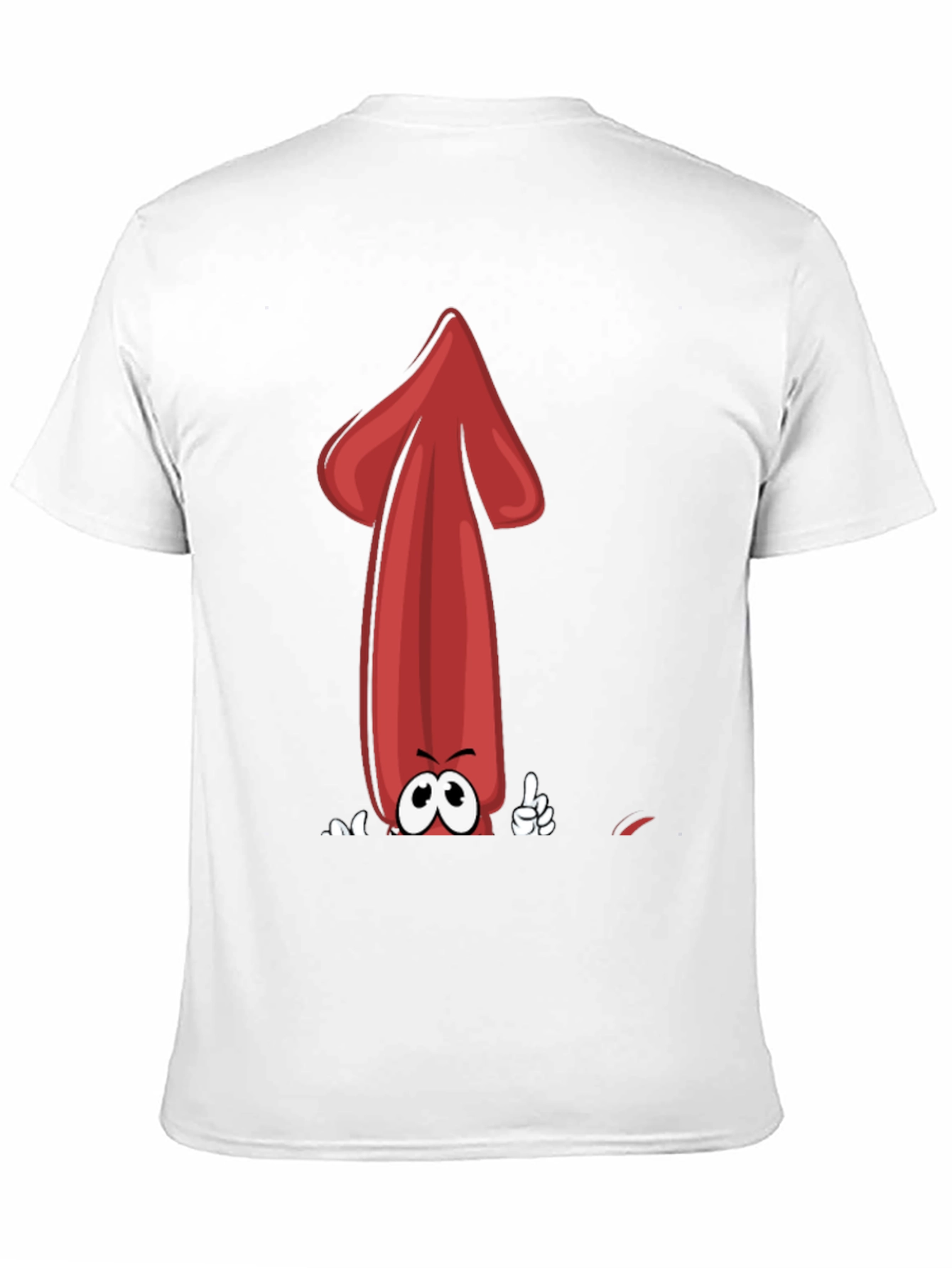 Funny Up Arrow Cartoon Graphic Tee