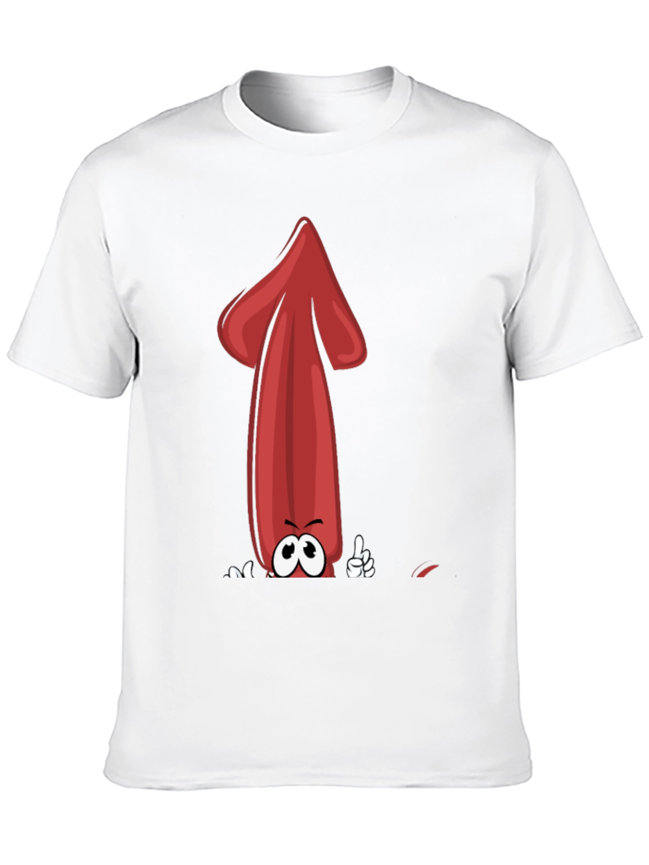 Funny Up Arrow Cartoon Graphic Tee