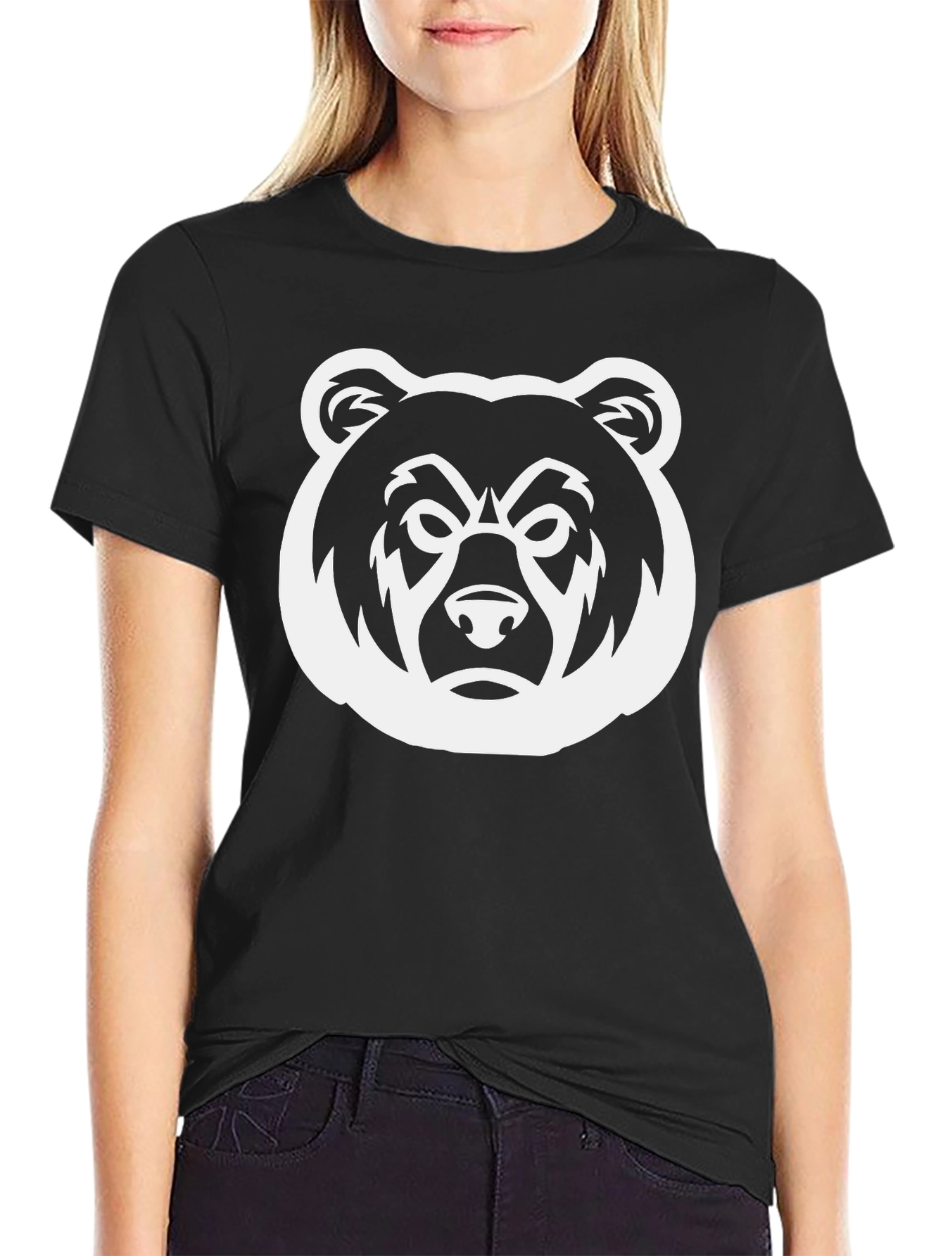 Cool Bear Graphic Black T-Shirt