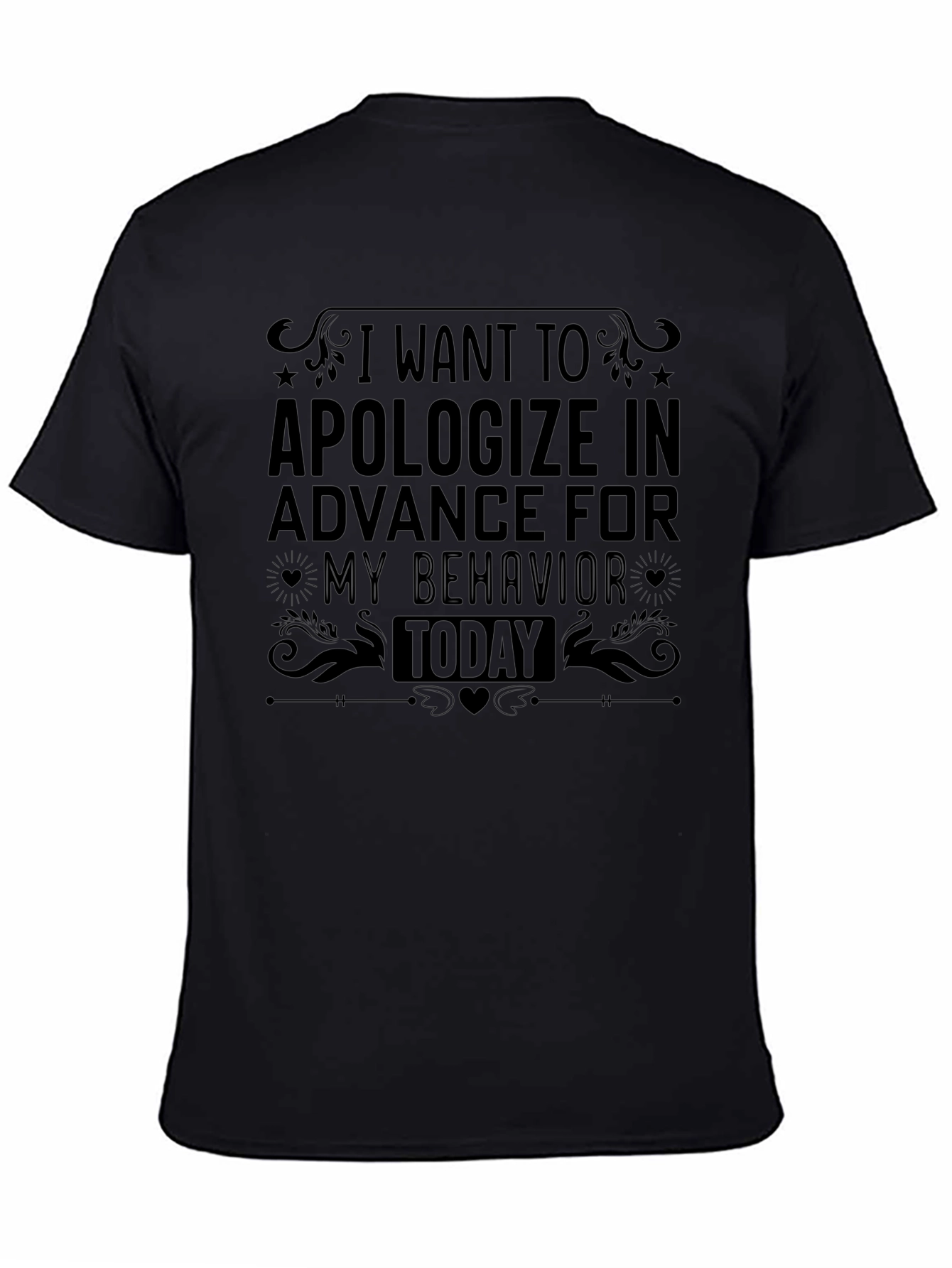 Funny Apology Humor Graphic T-Shirt