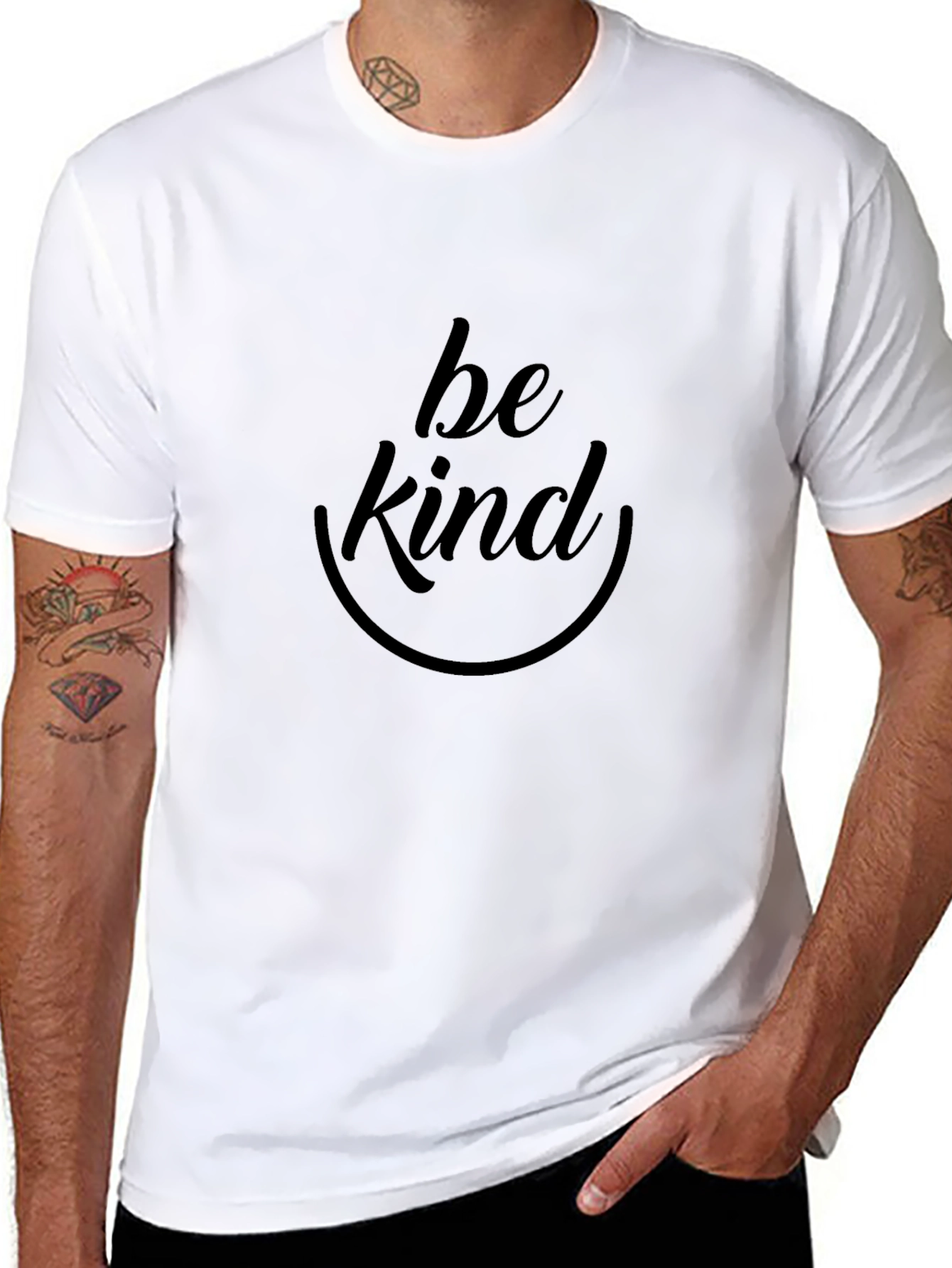 Be Kind Black Graphic Tee - Unisex