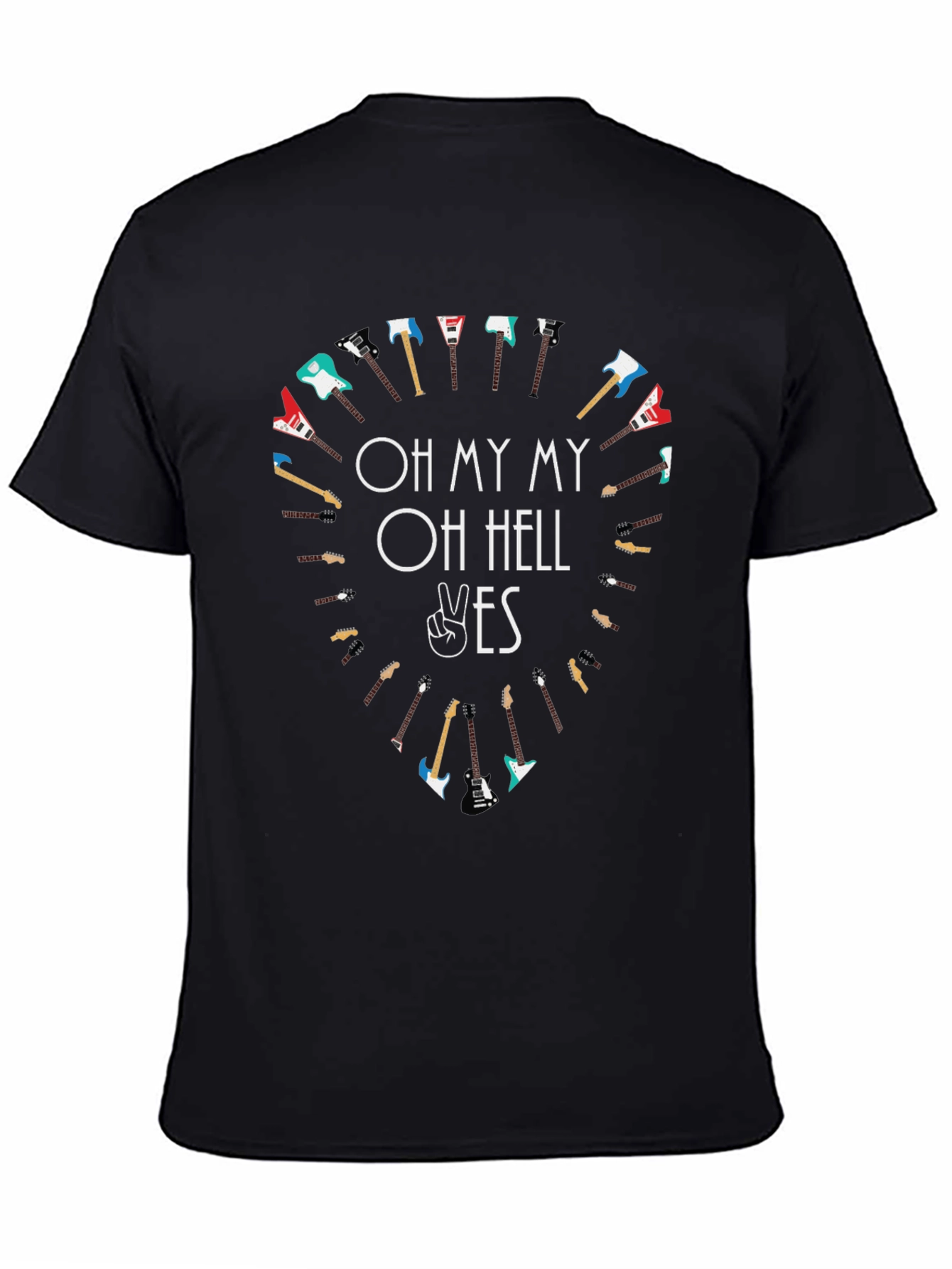 Oh My My Oh Hell Yes Guitar Pick T-Shirt