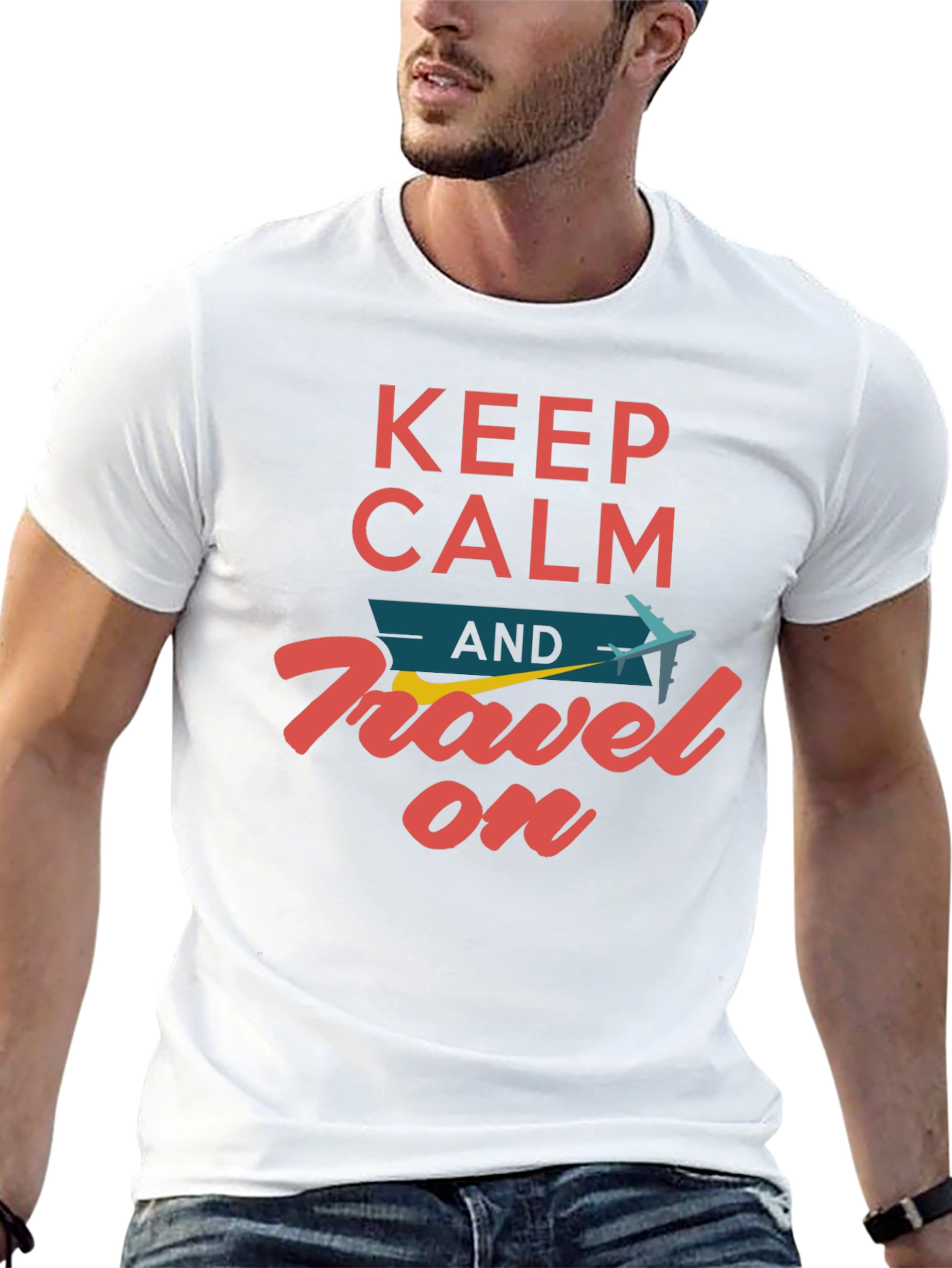 Keep Calm and Travel On T-Shirt
