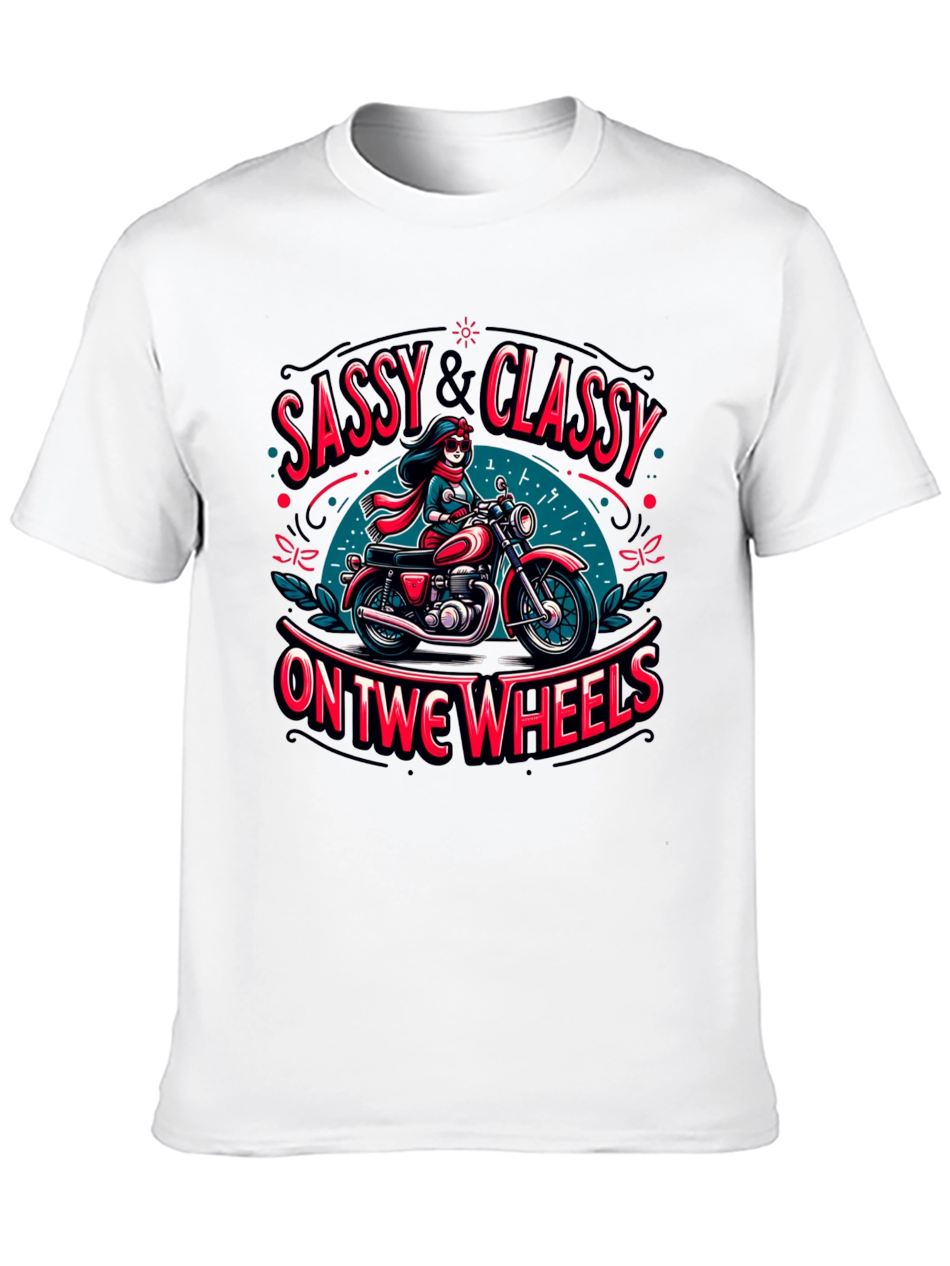 Sassy & Classy Motorcycle Graphic Tee