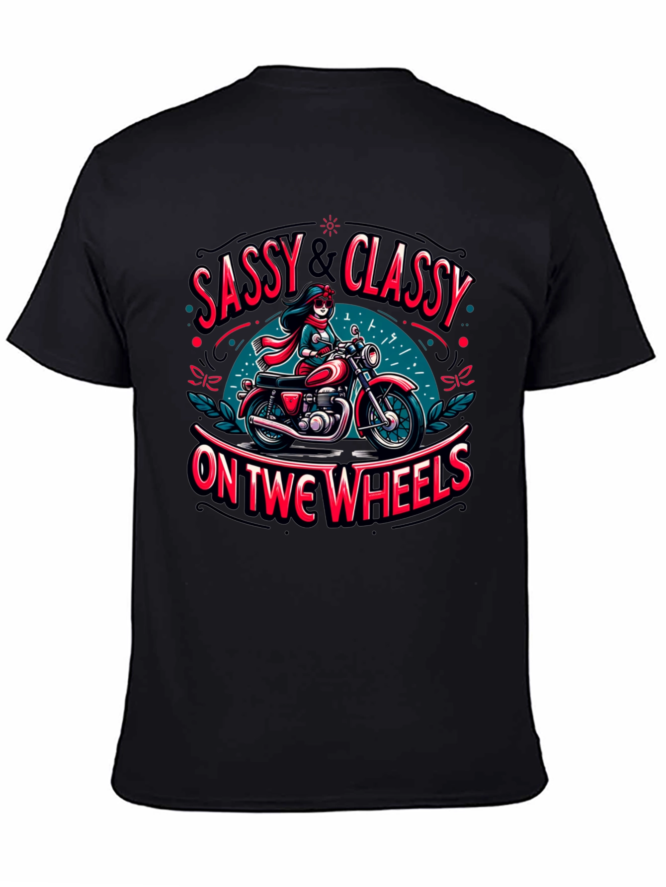 Sassy & Classy Motorcycle Graphic Tee