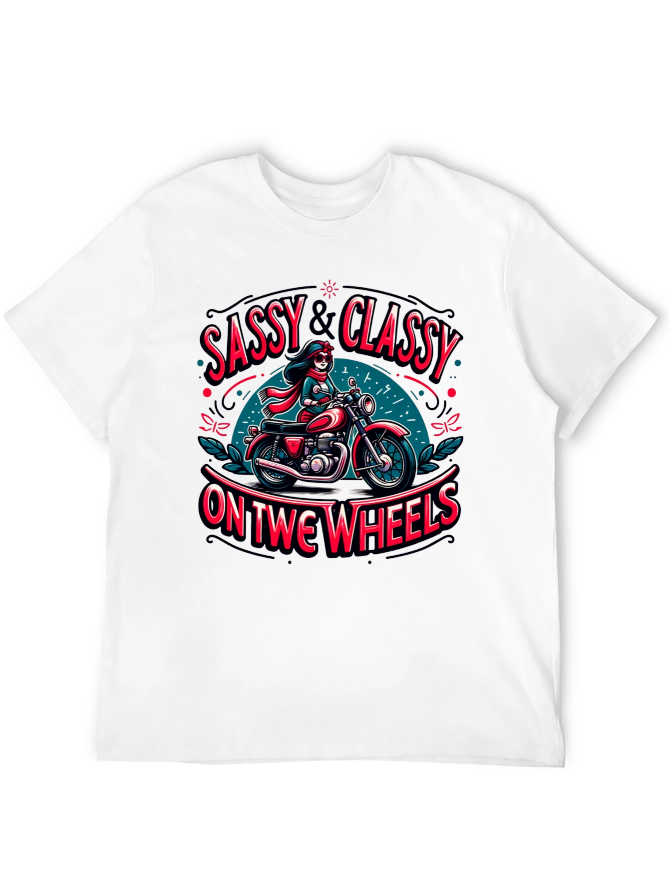 Sassy & Classy Motorcycle Graphic Tee