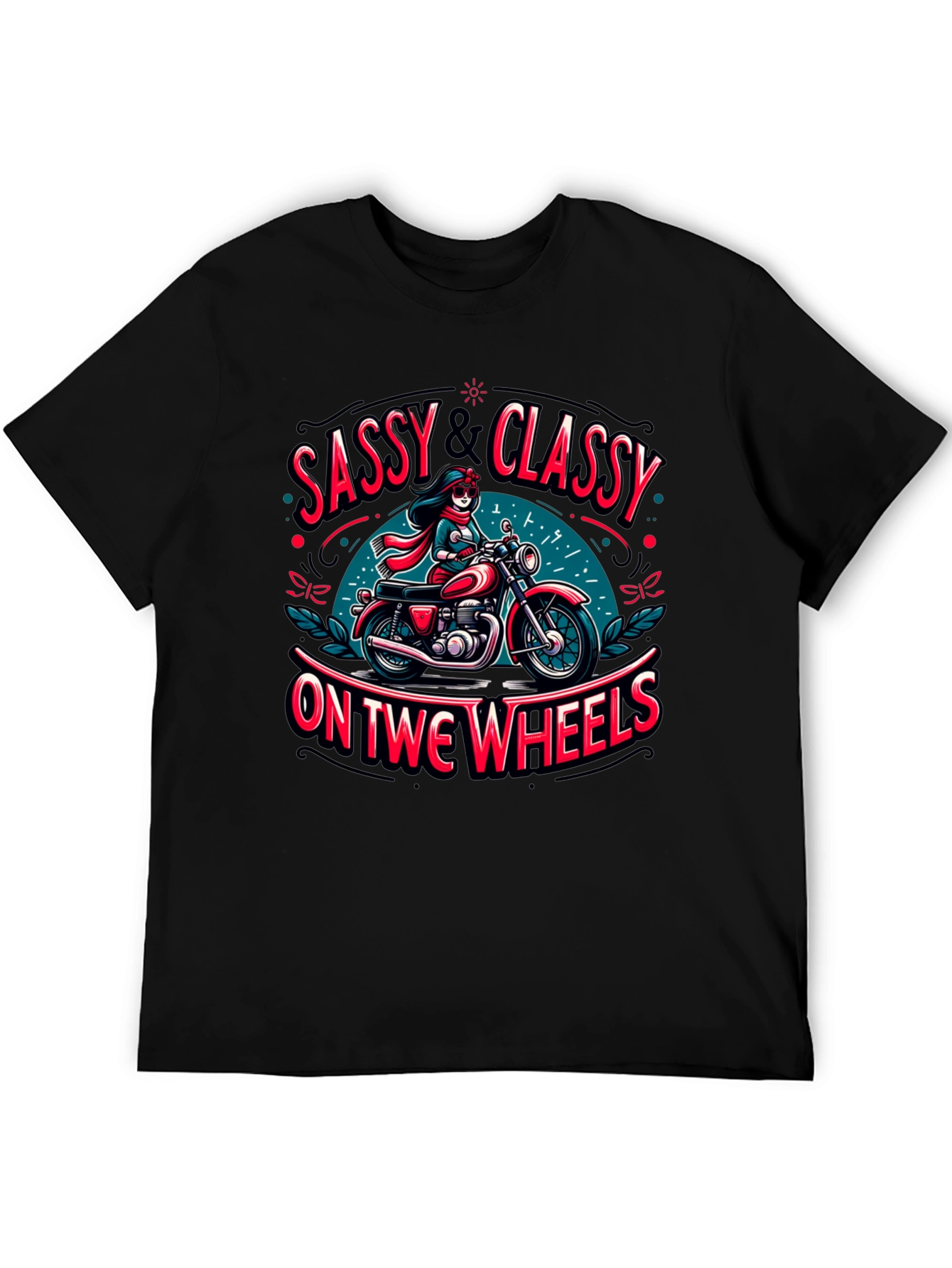Sassy & Classy Motorcycle Graphic Tee