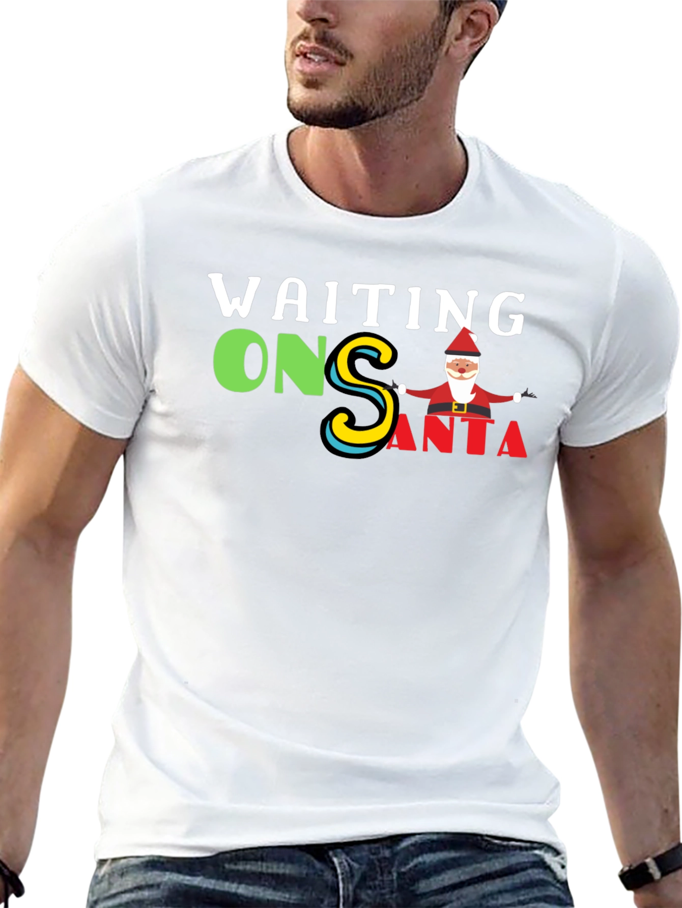 Waiting on Santa Graphic Tee - Holiday Season