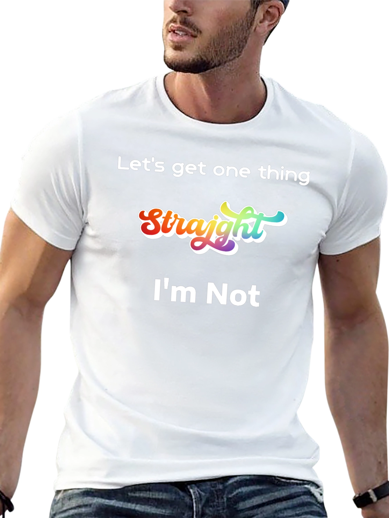 Funny Pride T-Shirt - Lets Get One Thing Straight