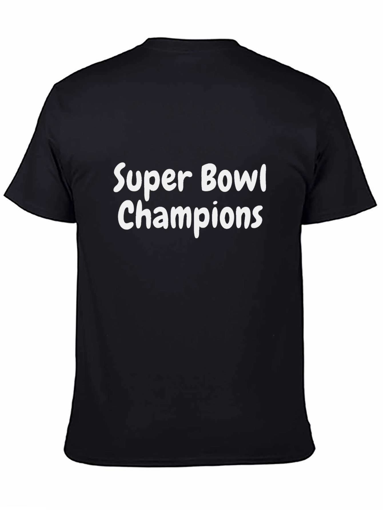 Super Bowl Champions Black T-Shirt