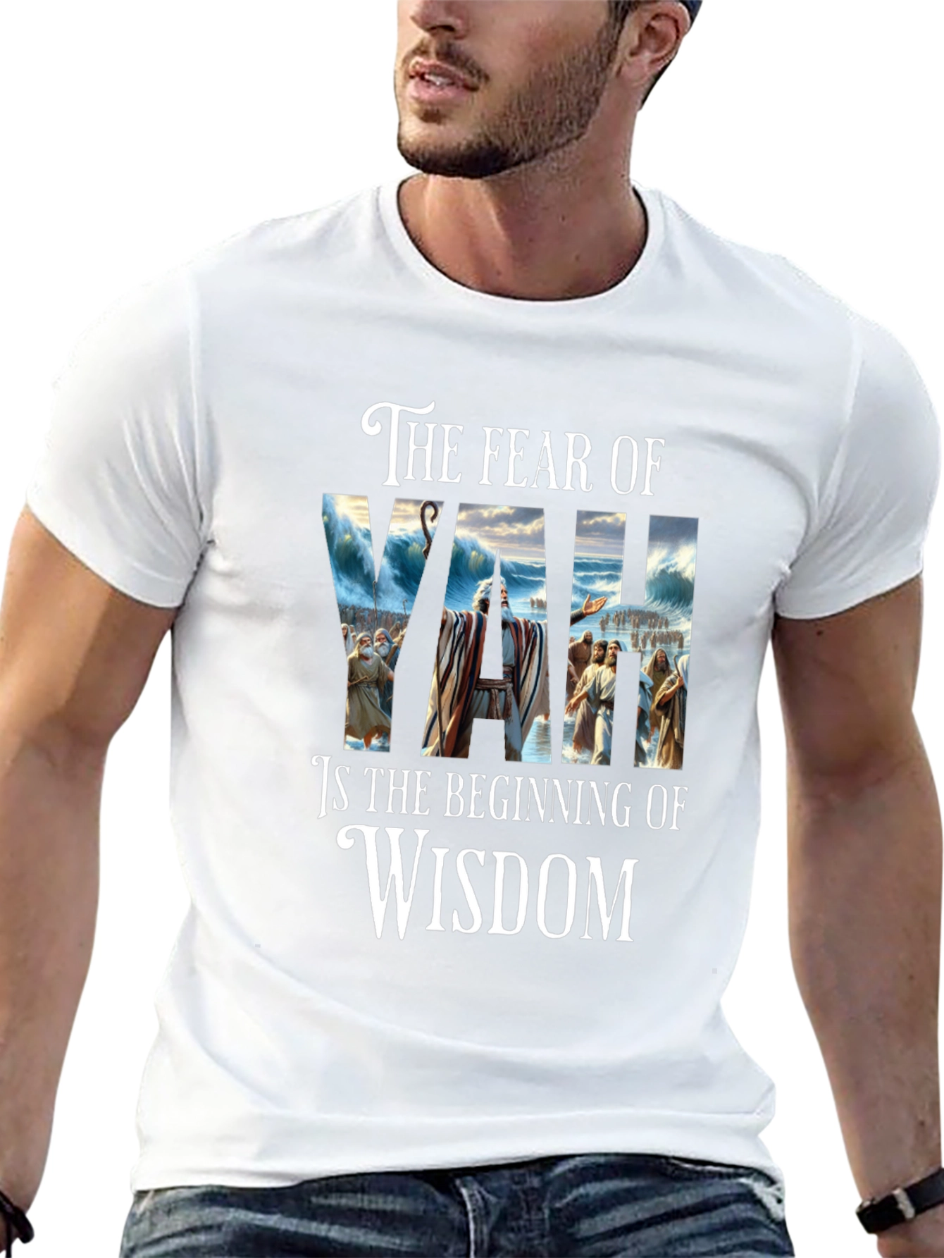 Fear of YAH Wisdom T-Shirt | Religious Graphic Tee