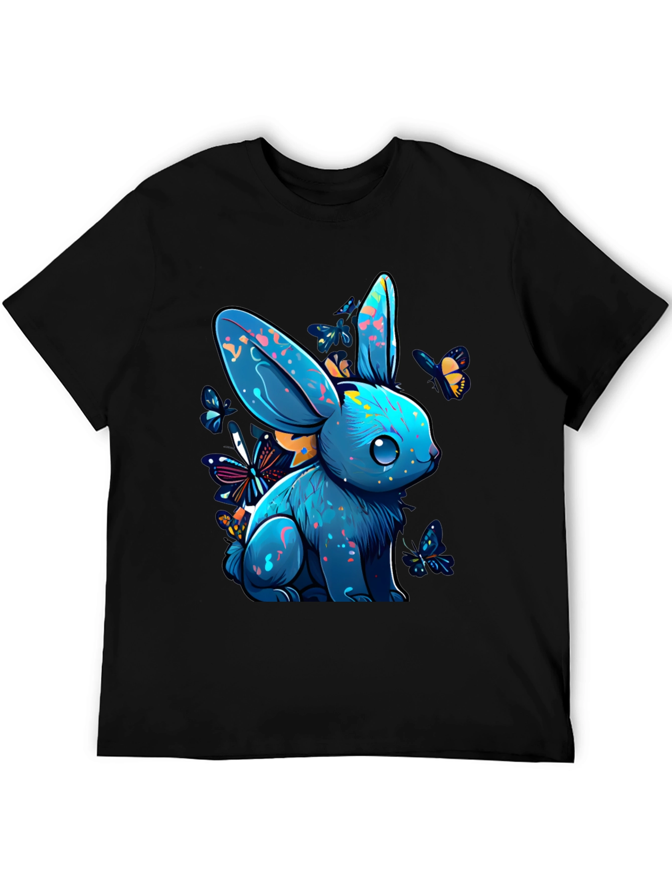 Vibrant Bunny Graphic Tee