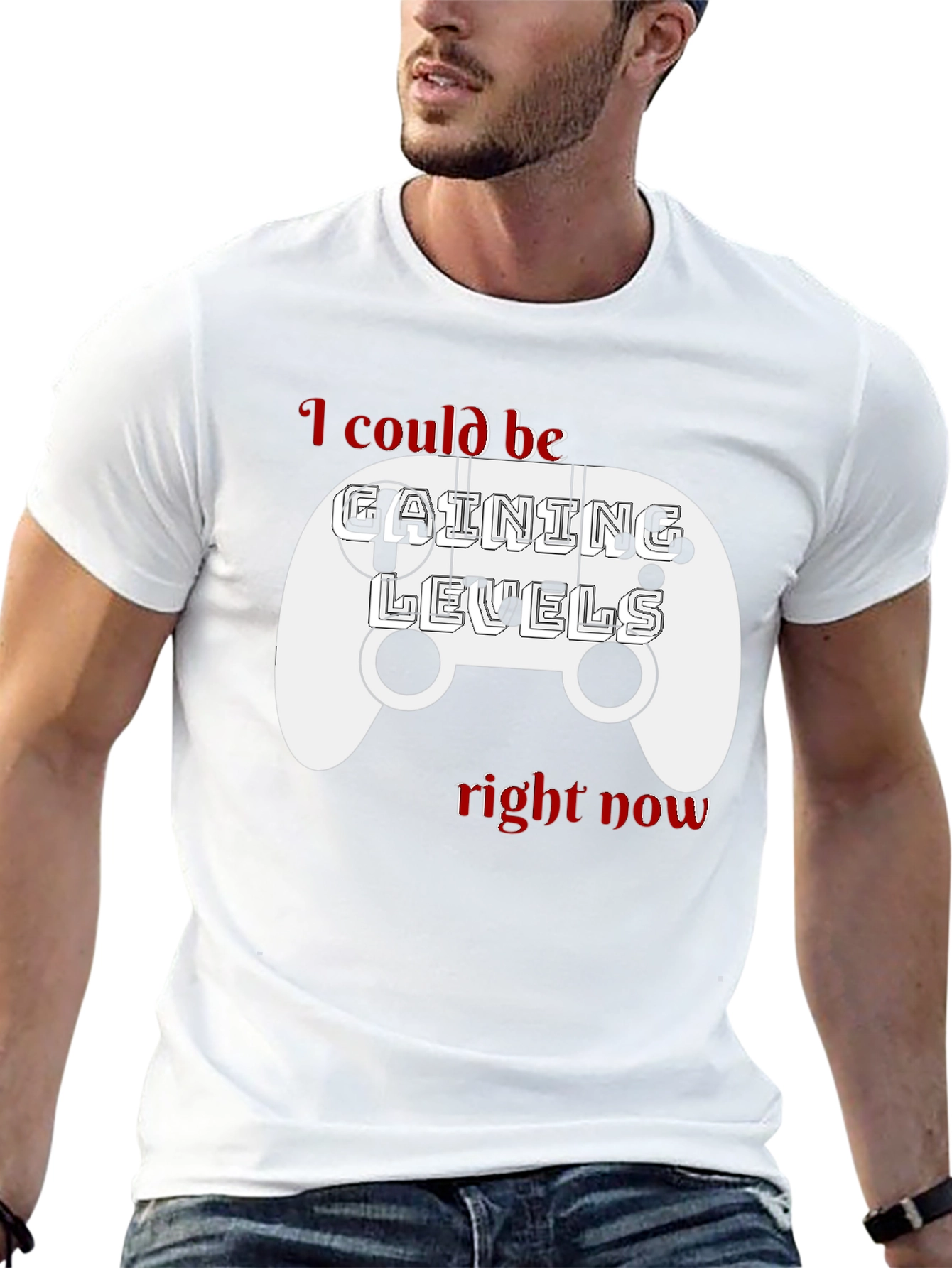 Gamer T-Shirt - I Could Be Gaining Levels