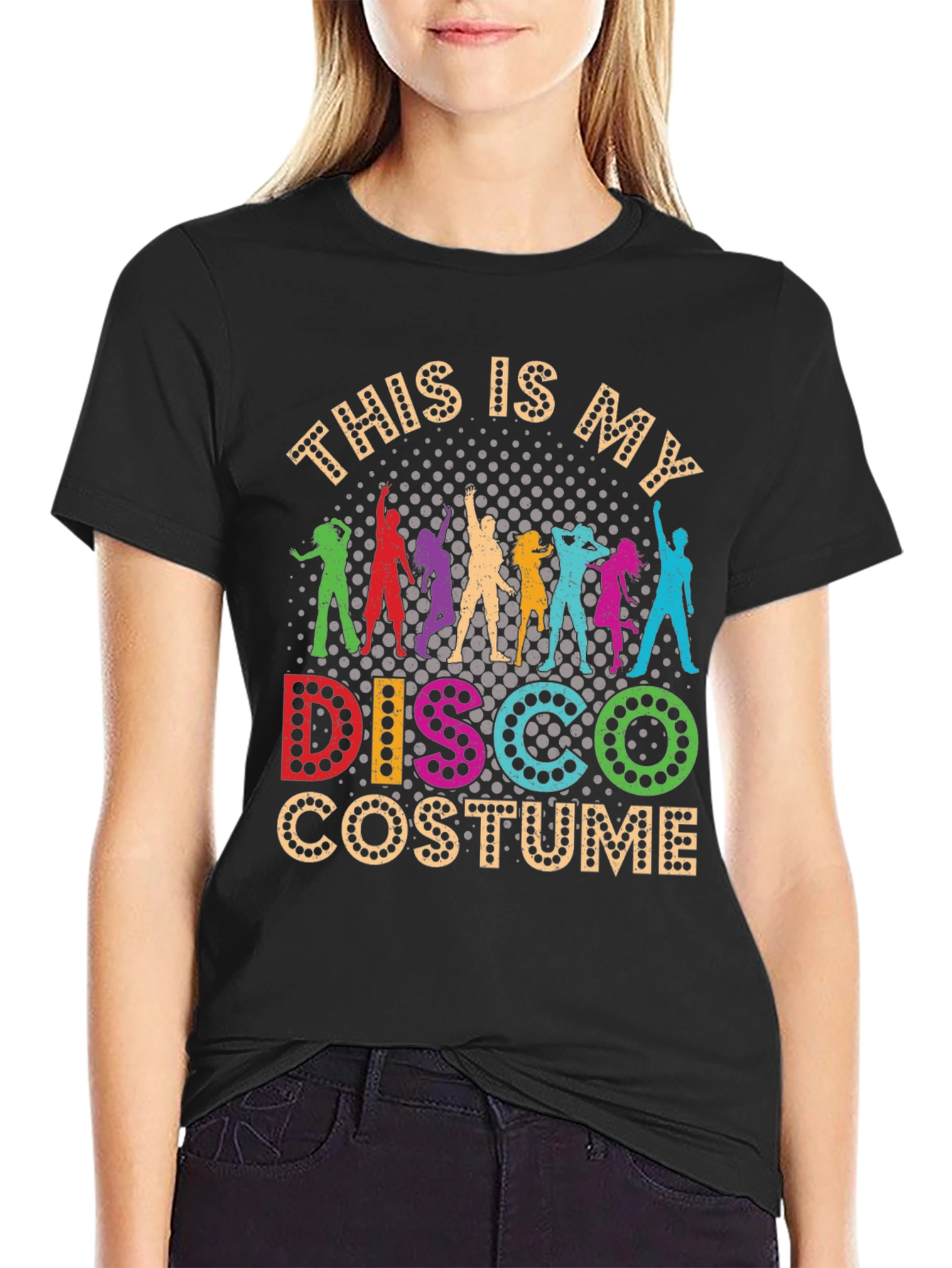 Retro Disco Costume Graphic T-Shirt