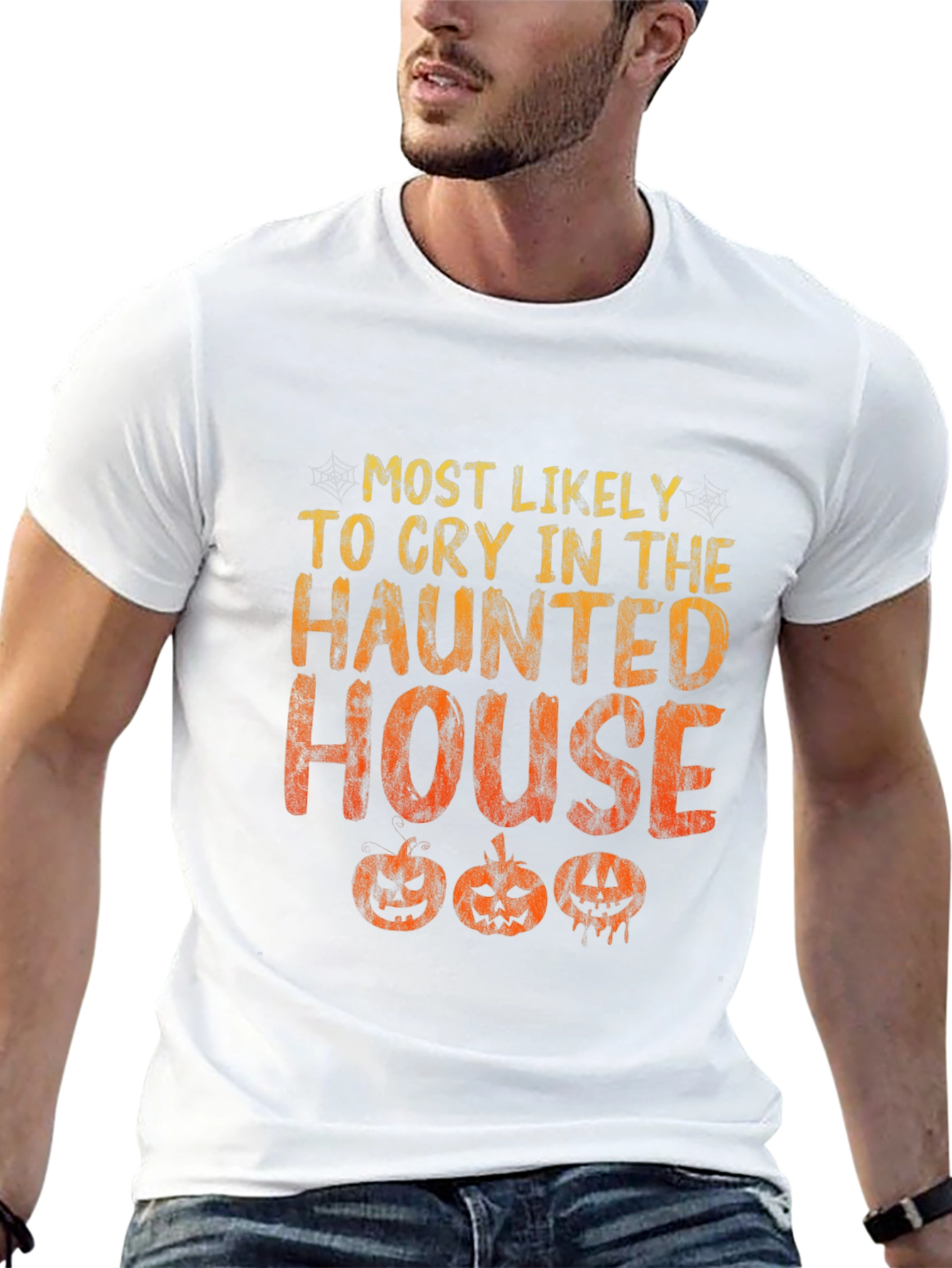 Haunted House Cryer T-Shirt: Halloween Fun!