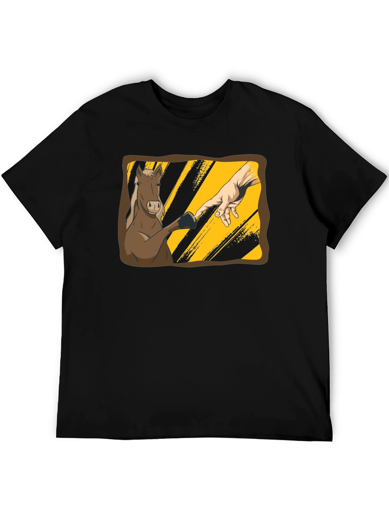 Horse Creation Parody Graphic Tee