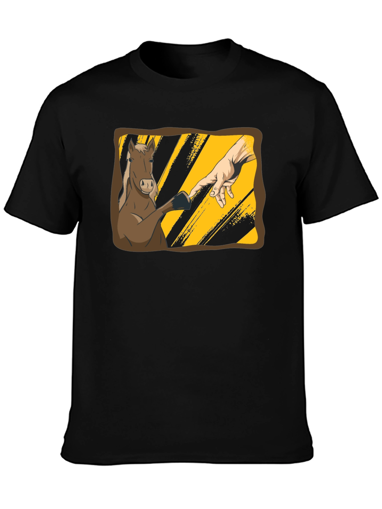 Horse Creation Parody Graphic Tee