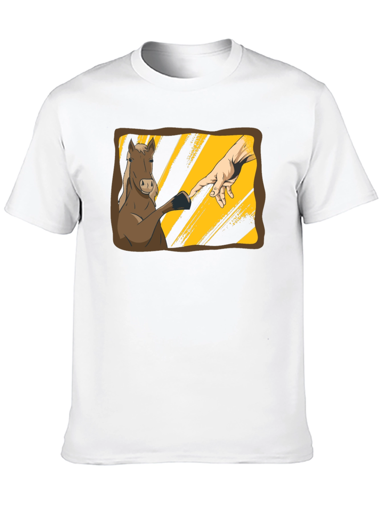Horse Creation Parody Graphic Tee