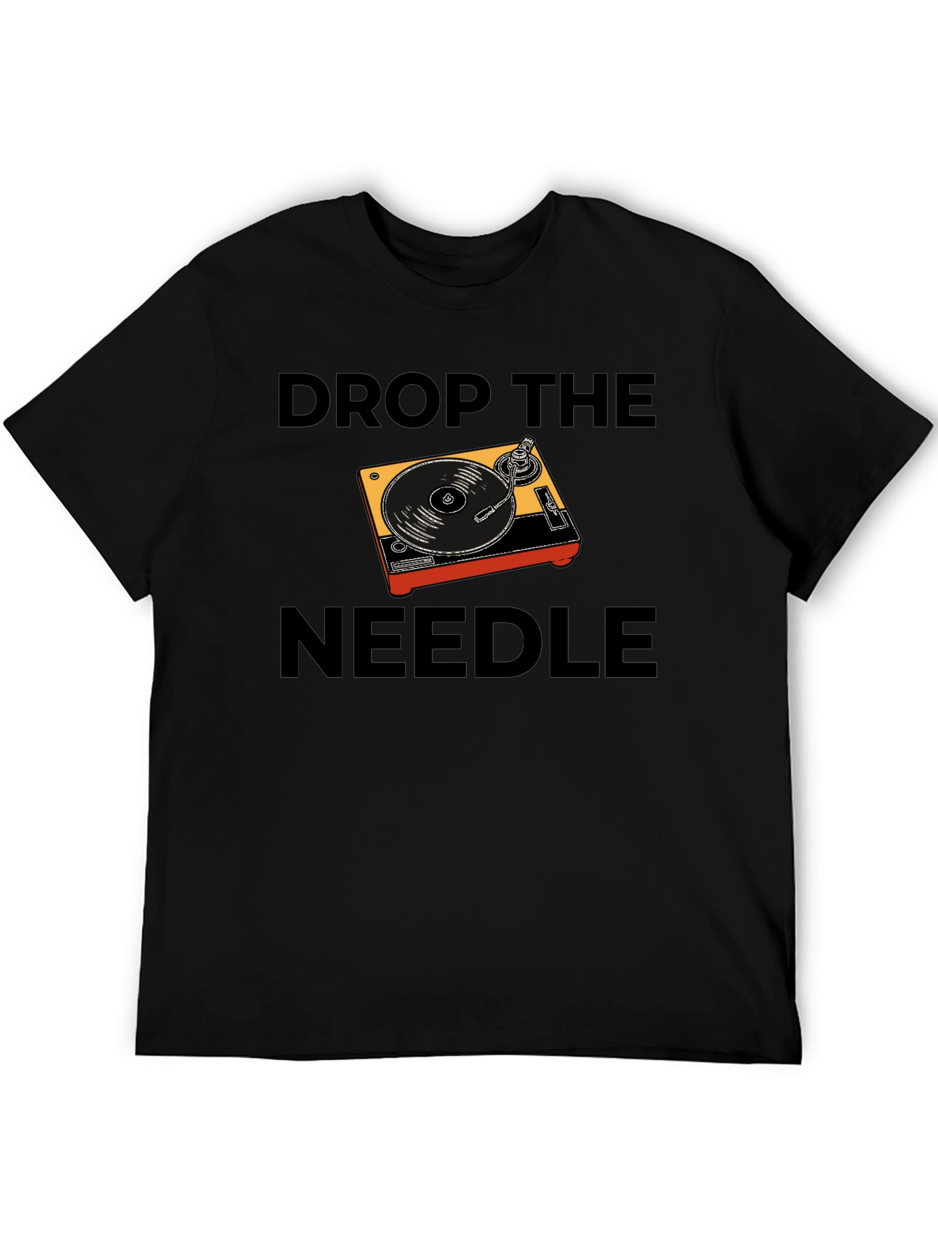 Drop the Needle Turntable Graphic T-Shirt