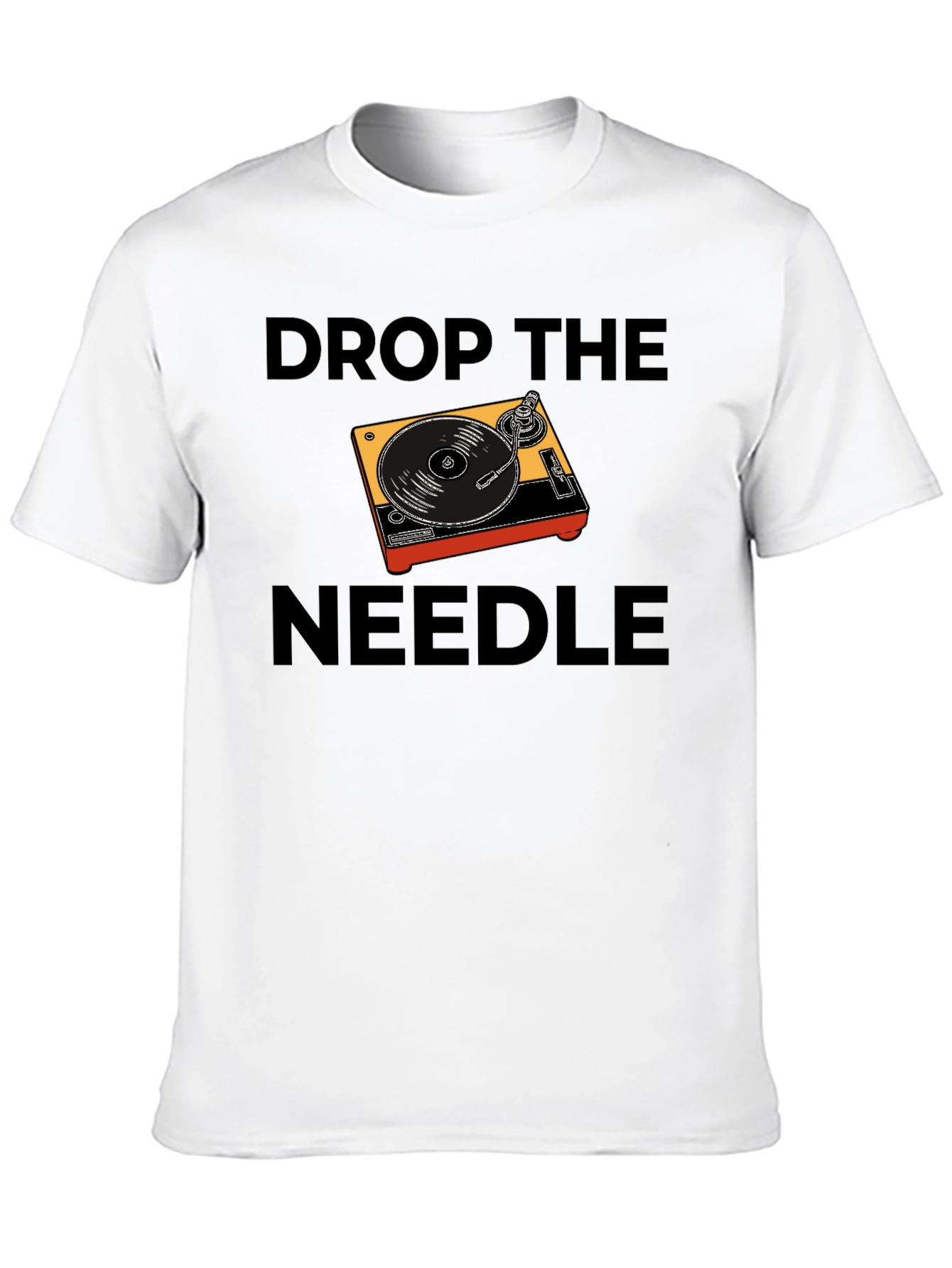 Drop the Needle Turntable Graphic T-Shirt
