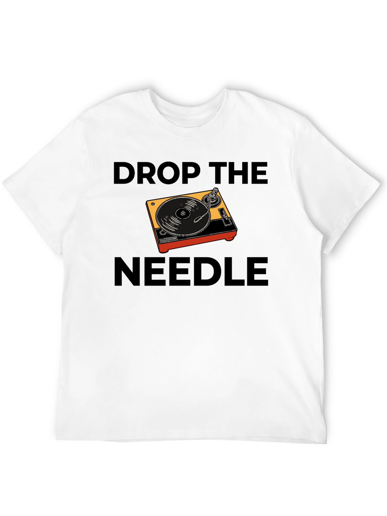 Drop the Needle Turntable Graphic T-Shirt