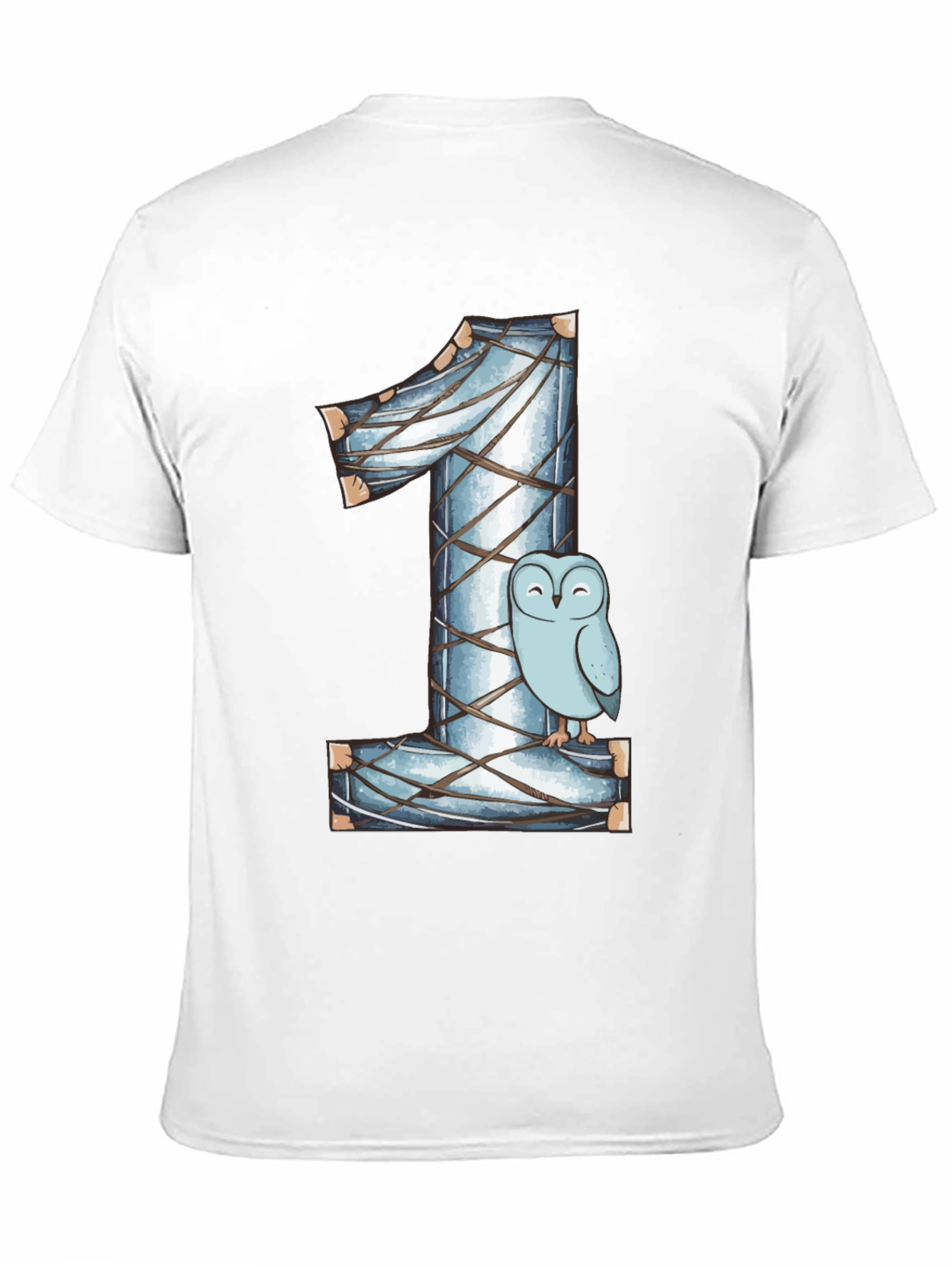 Owl Number One Kids Birthday Shirt