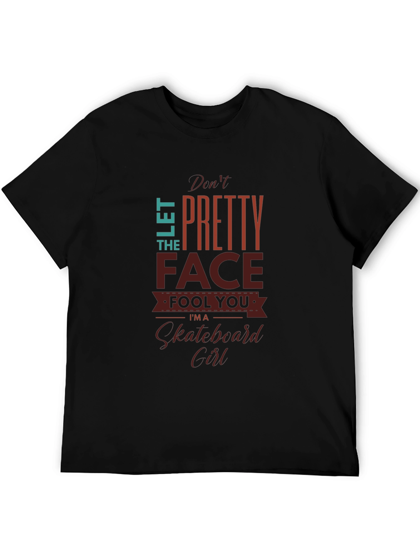 Skateboard Girl Graphic T-Shirt - Edgy Streetwear