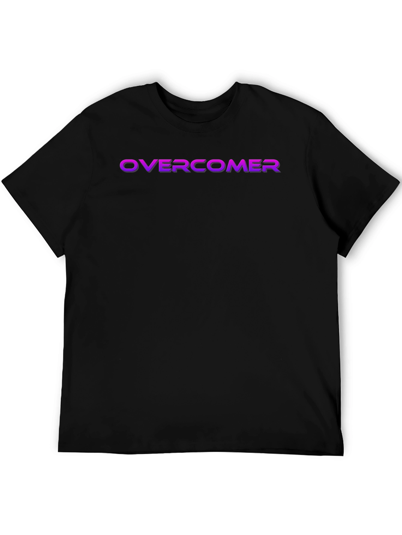 Overcomer Black Graphic T-Shirt