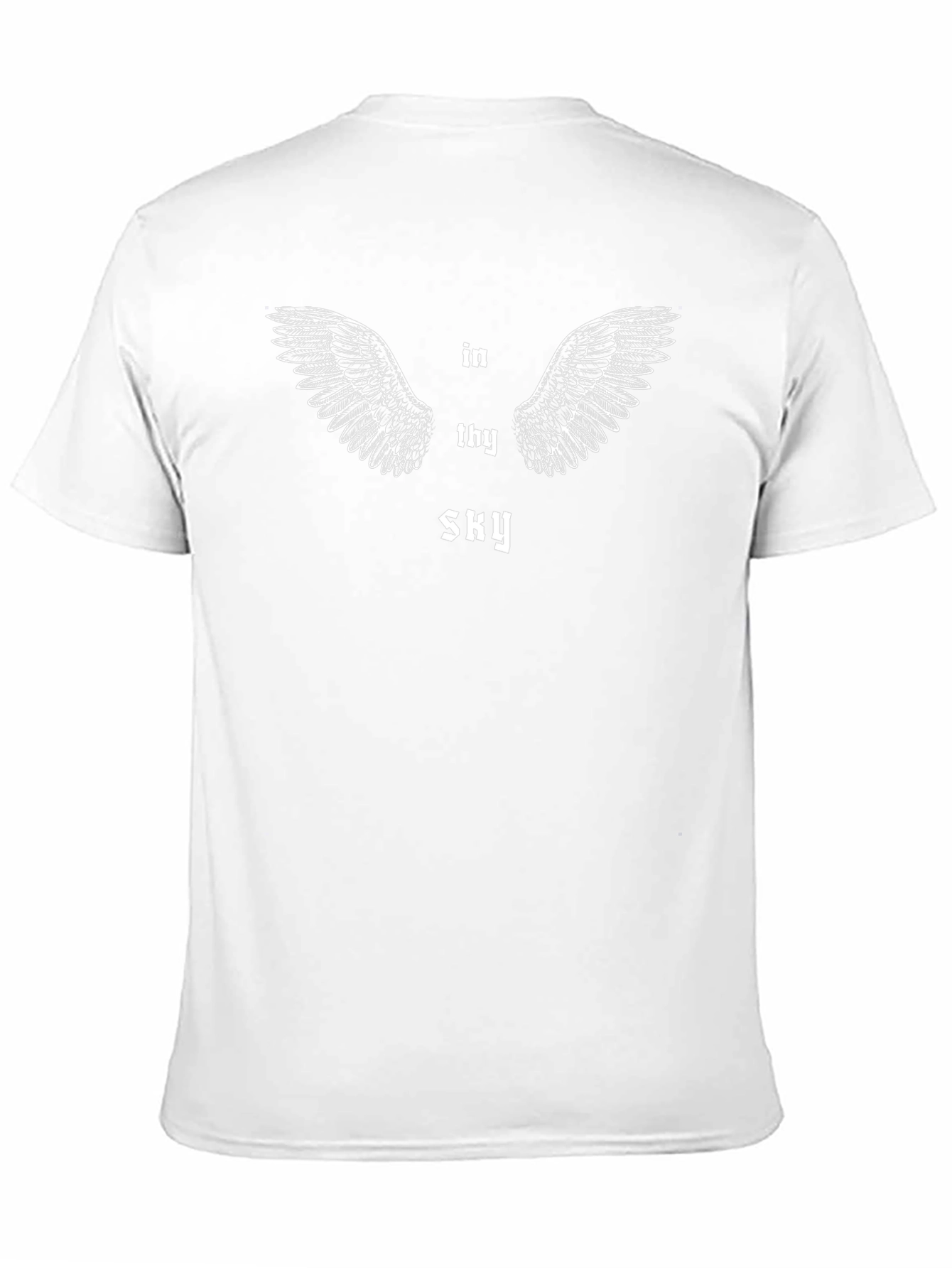 Angel Wings Graphic Tee - In Thy Sky T-Shirt