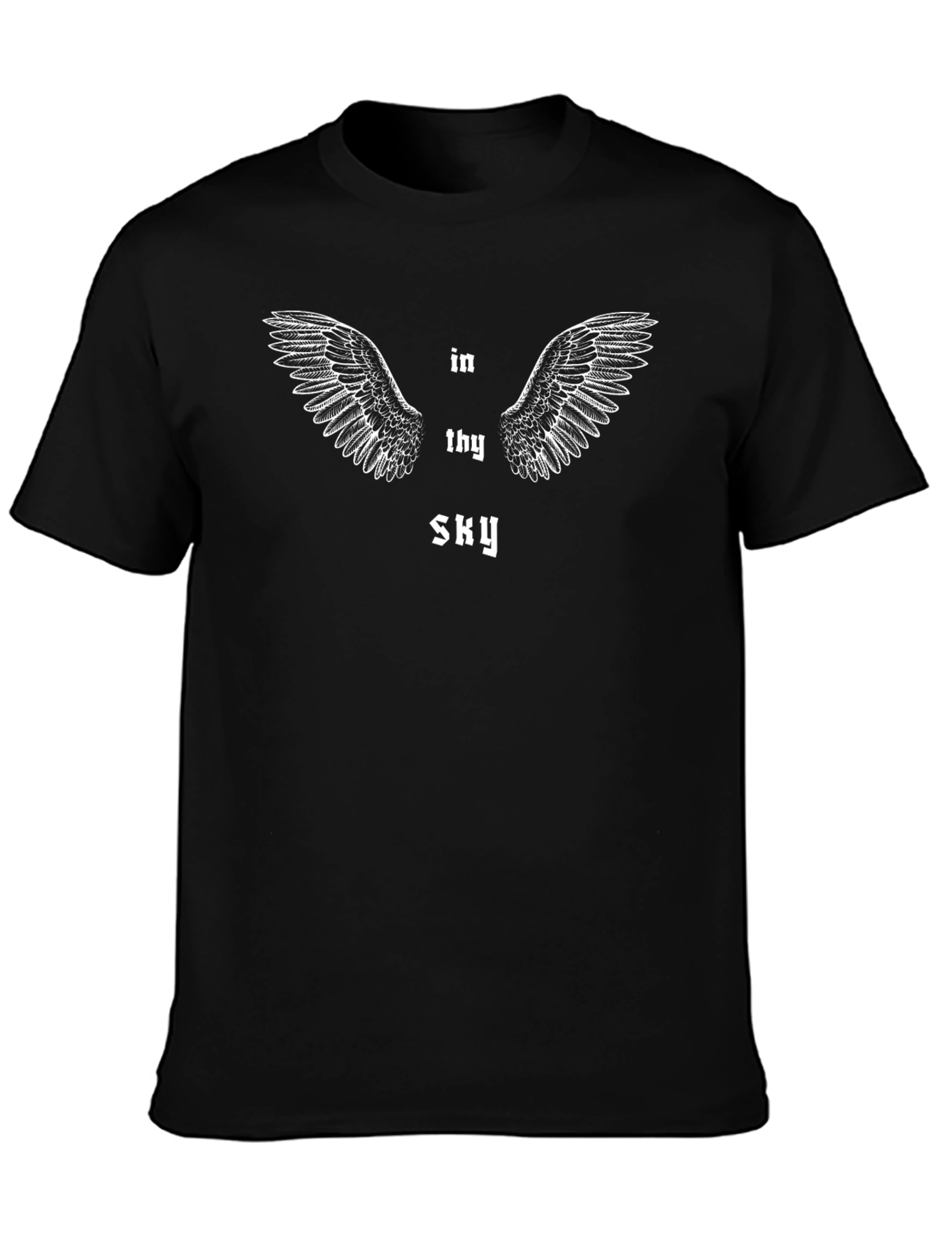 Angel Wings Graphic Tee - In Thy Sky T-Shirt