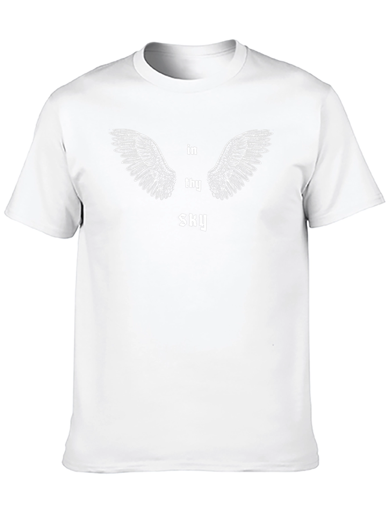 Angel Wings Graphic Tee - In Thy Sky T-Shirt