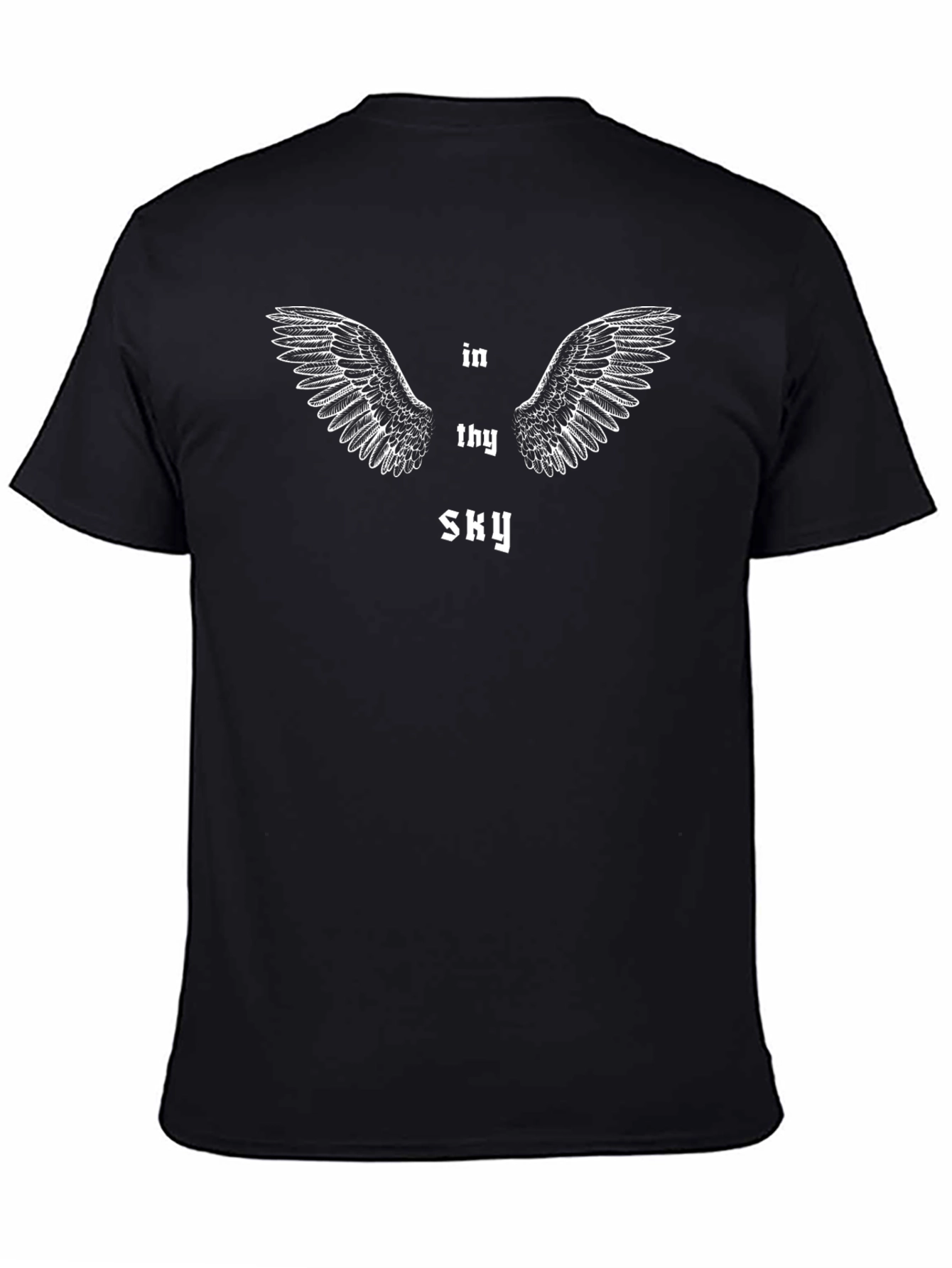 Angel Wings Graphic Tee - In Thy Sky T-Shirt