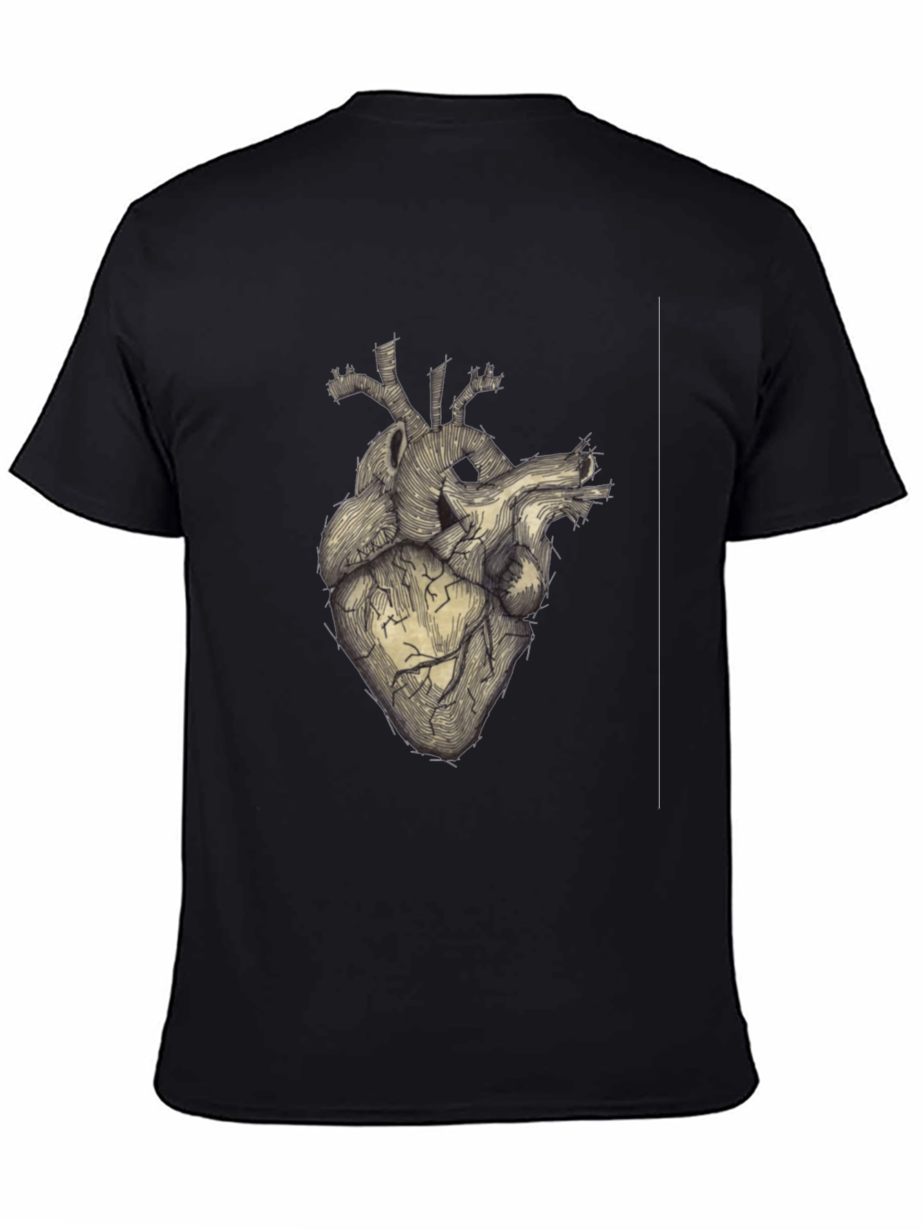 Anatomical Heart Graphic Tee - Unique Design