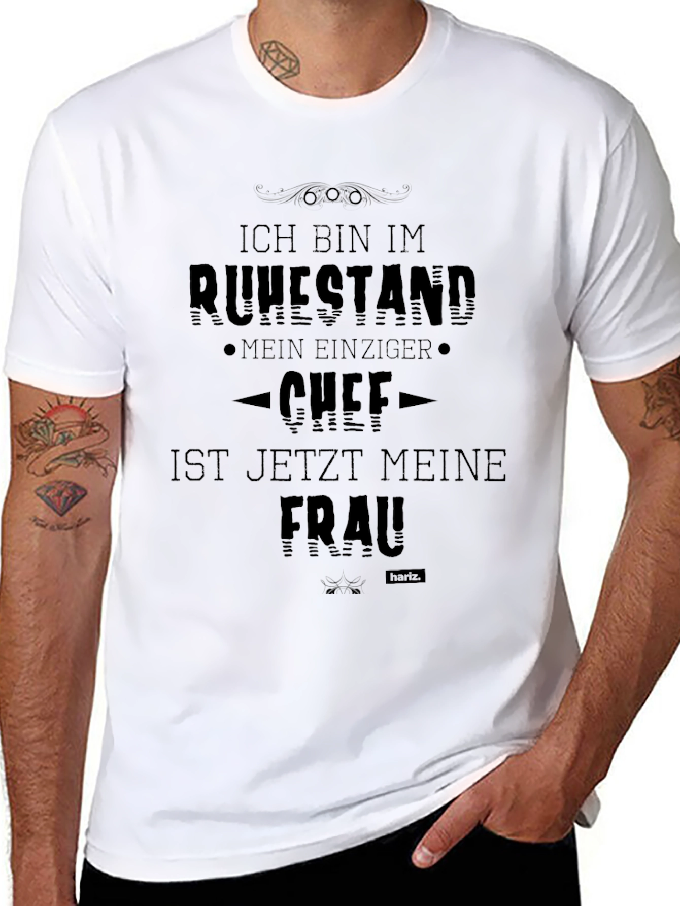 Retired Husband T-Shirt - Wife is the Boss