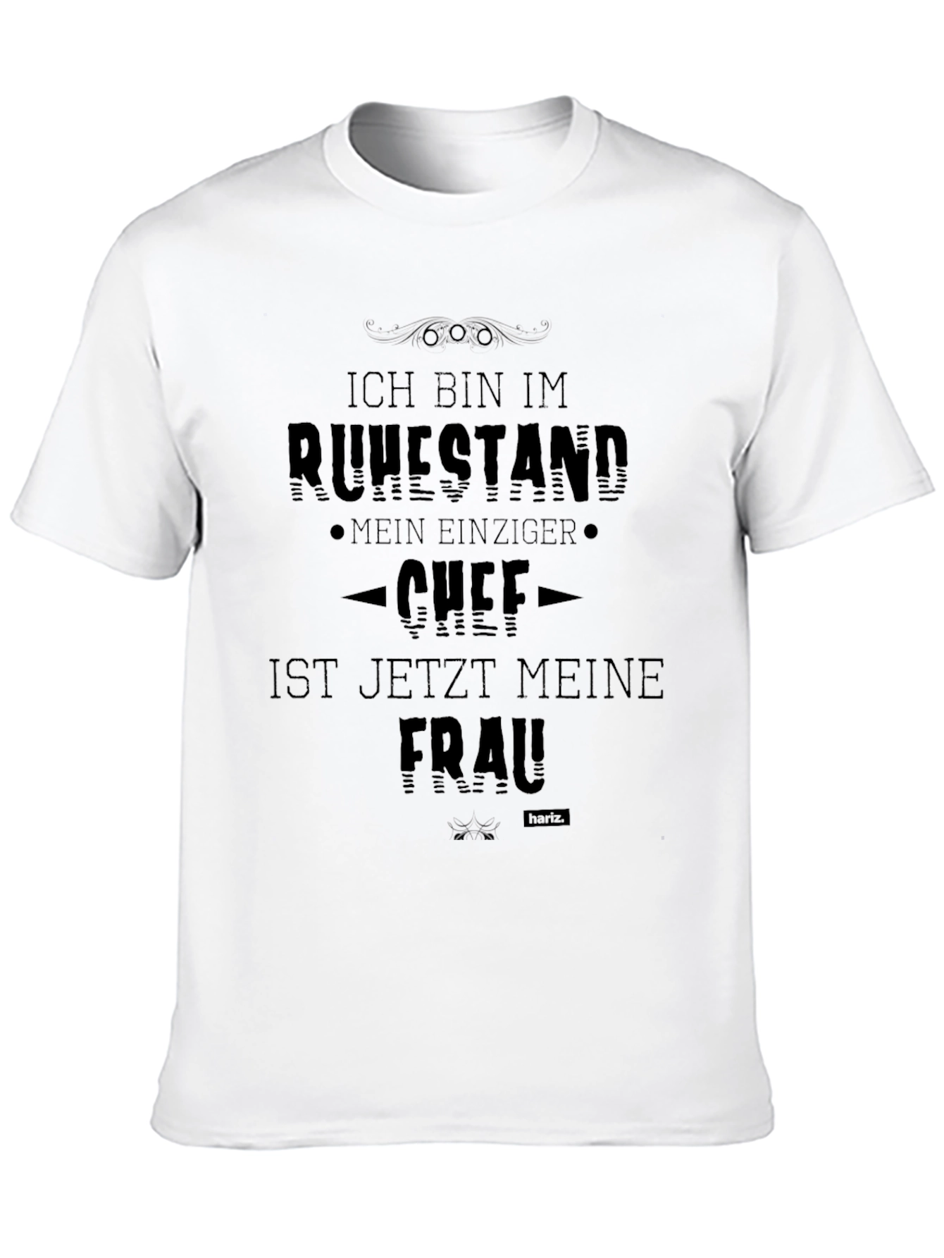 Retired Husband T-Shirt - Wife is the Boss