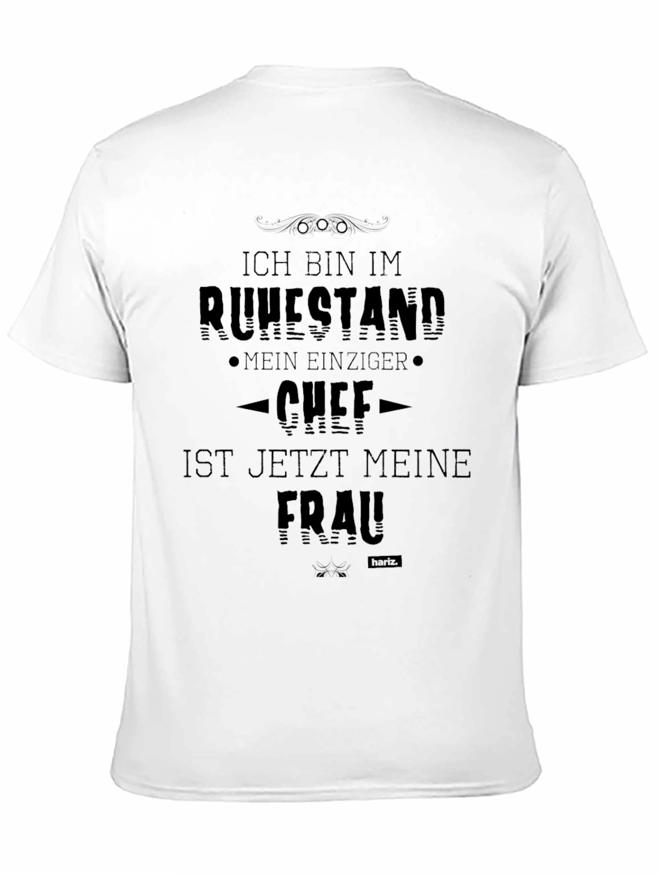 Retired Husband T-Shirt - Wife is the Boss