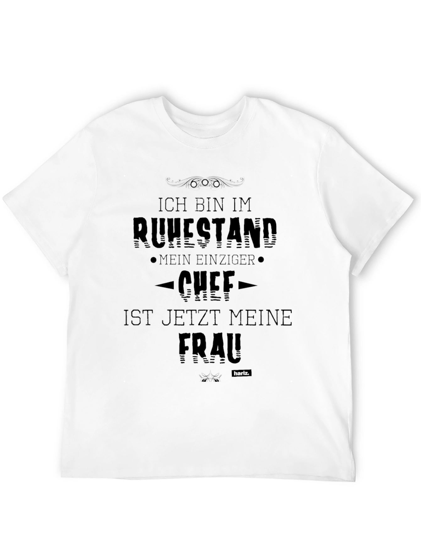 Retired Husband T-Shirt - Wife is the Boss
