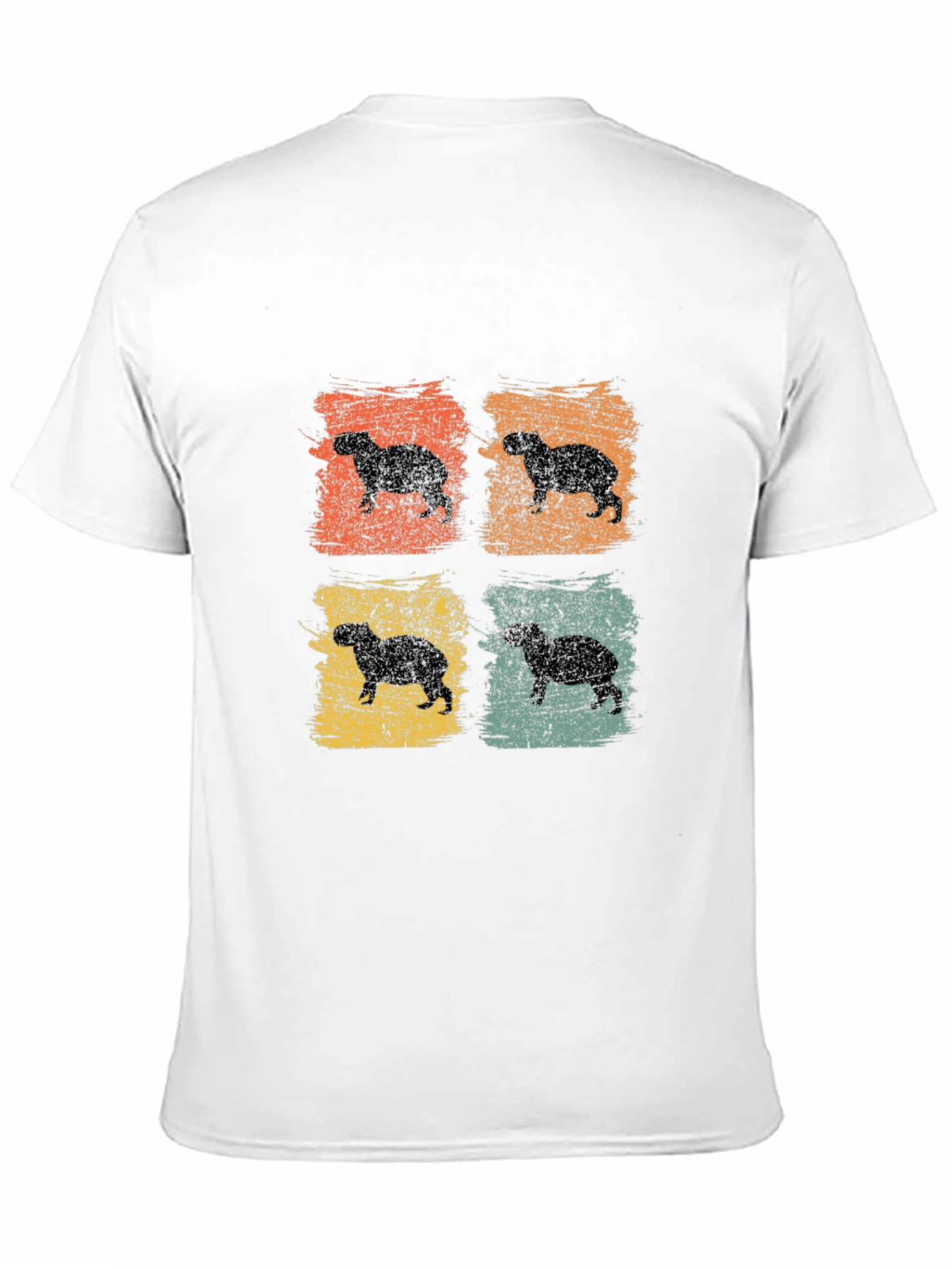 Retro Capybara Graphic T-Shirt