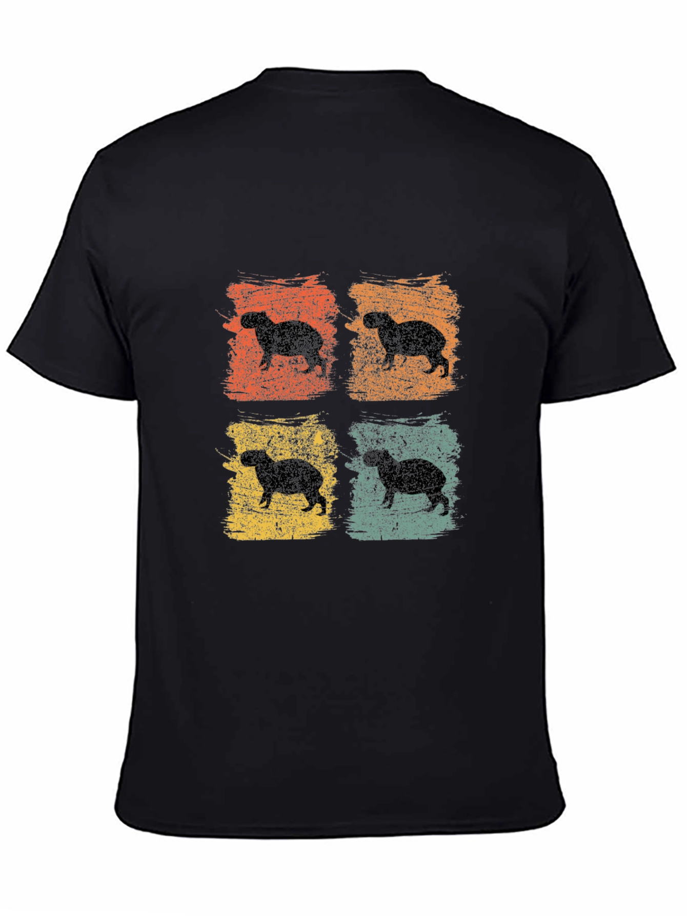 Retro Capybara Graphic T-Shirt