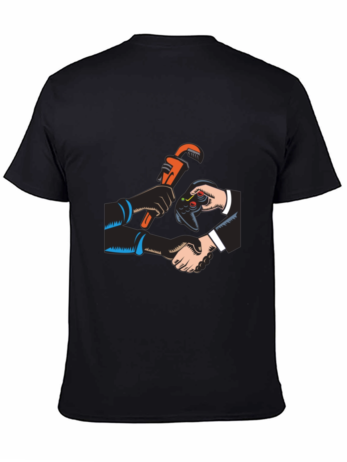 Gamer Plumber Black T-Shirt