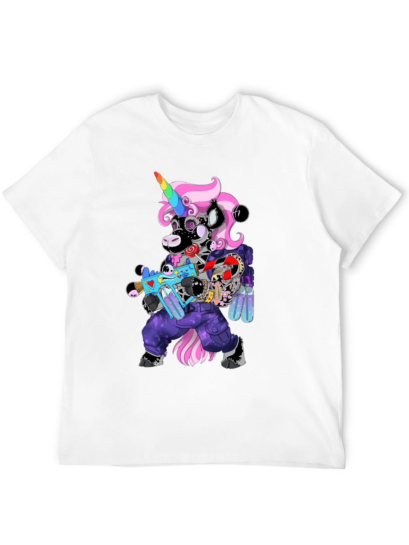 Unicorn Cyberpunk Graphic T-Shirt