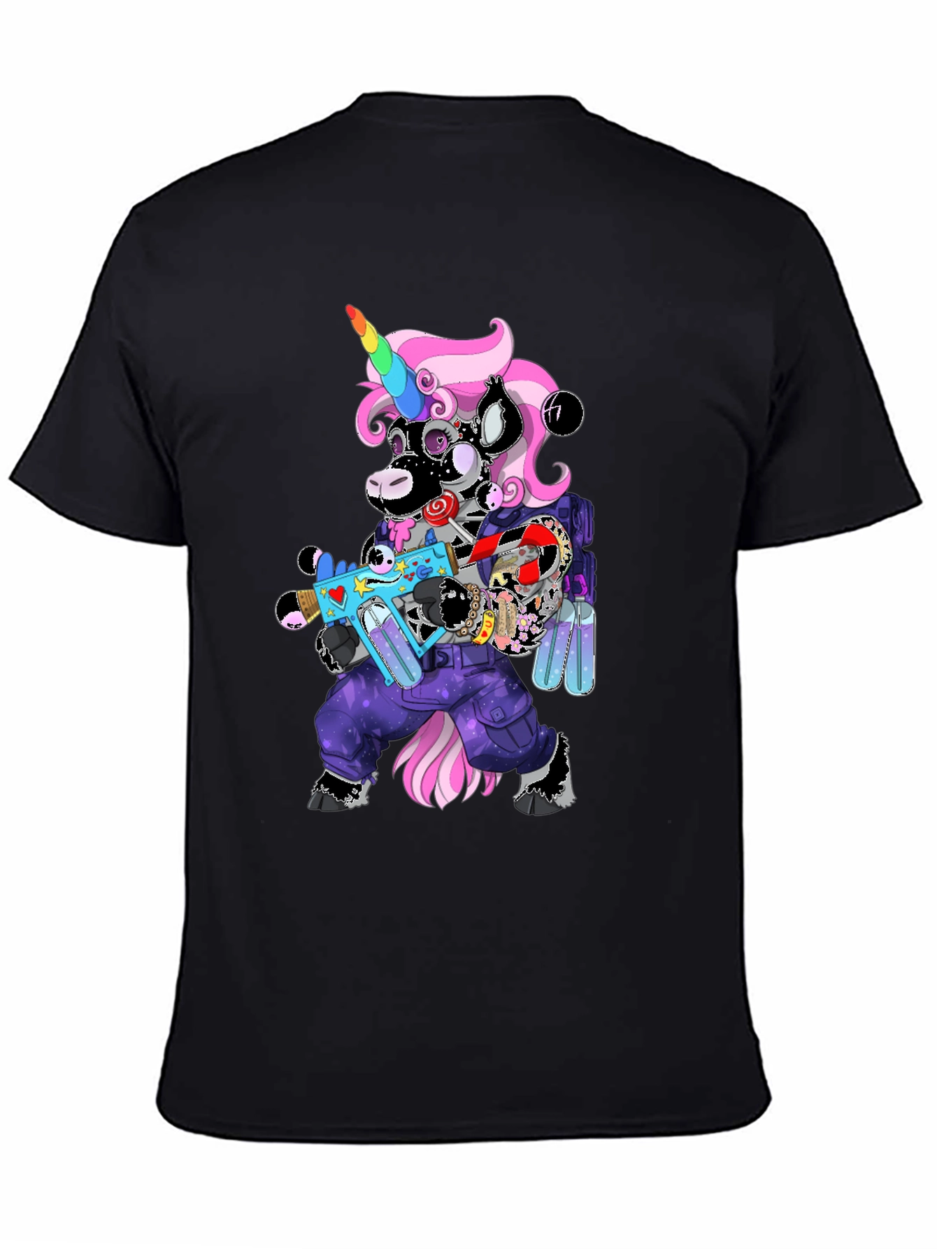 Unicorn Cyberpunk Graphic T-Shirt